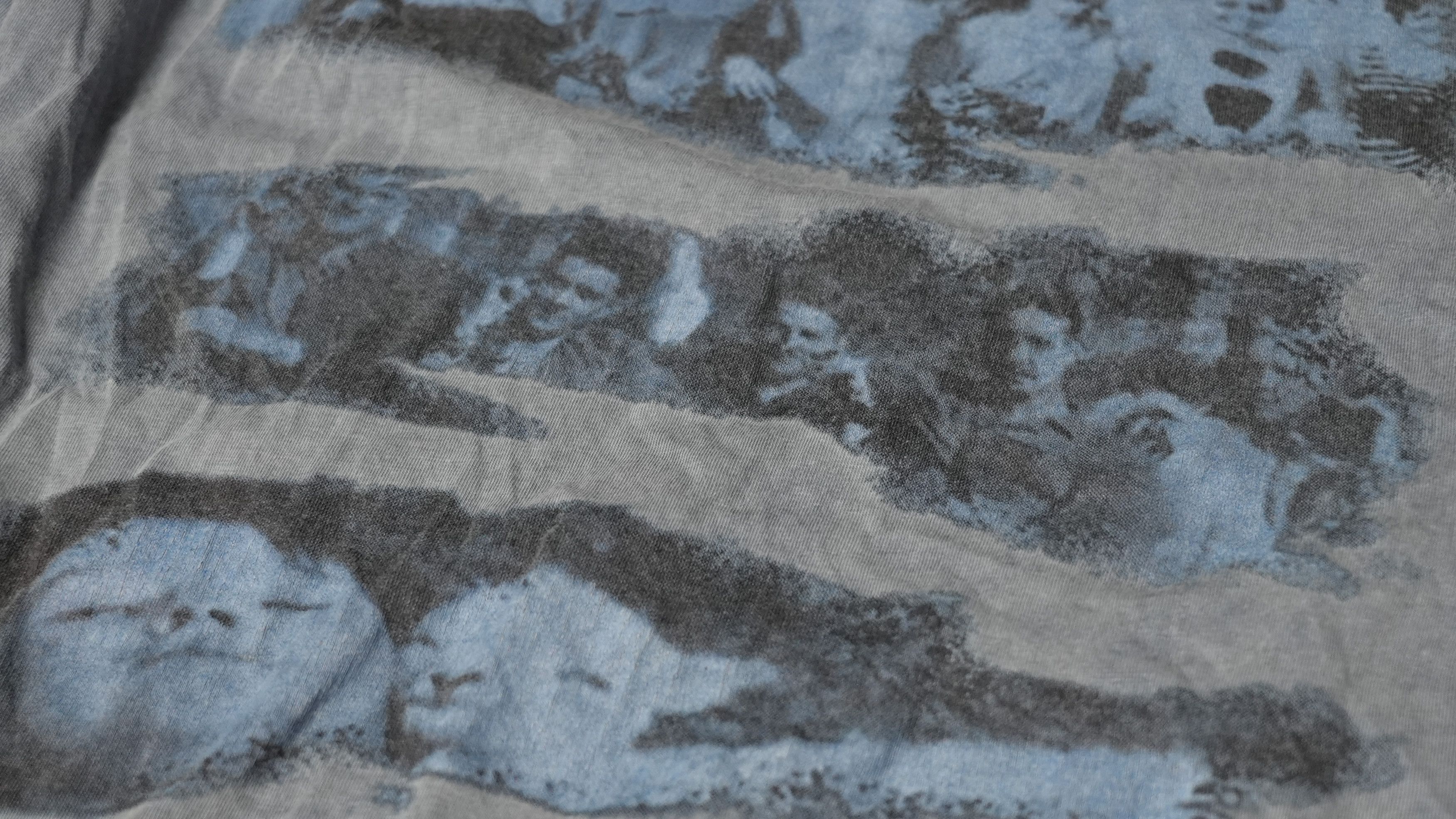 Japanese Brand vintage archive acid wash abstract graphic explicit long tee Size US XL / EU 56 / 4 - 8 Thumbnail