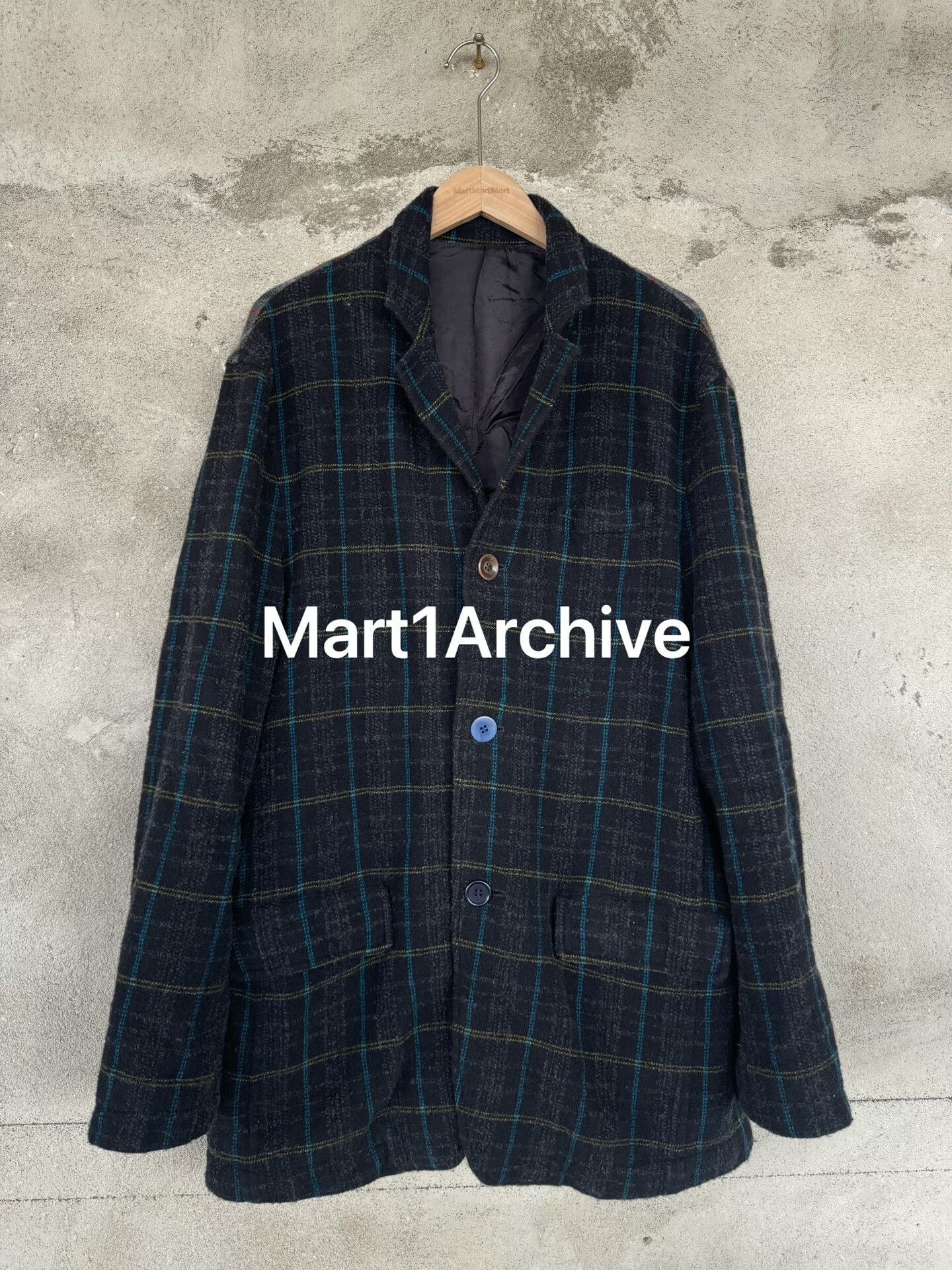 Undercover Undercover 20AW Wool Plaid Coat Size US XXL / EU 58 / 5 - 1 Thumbnail