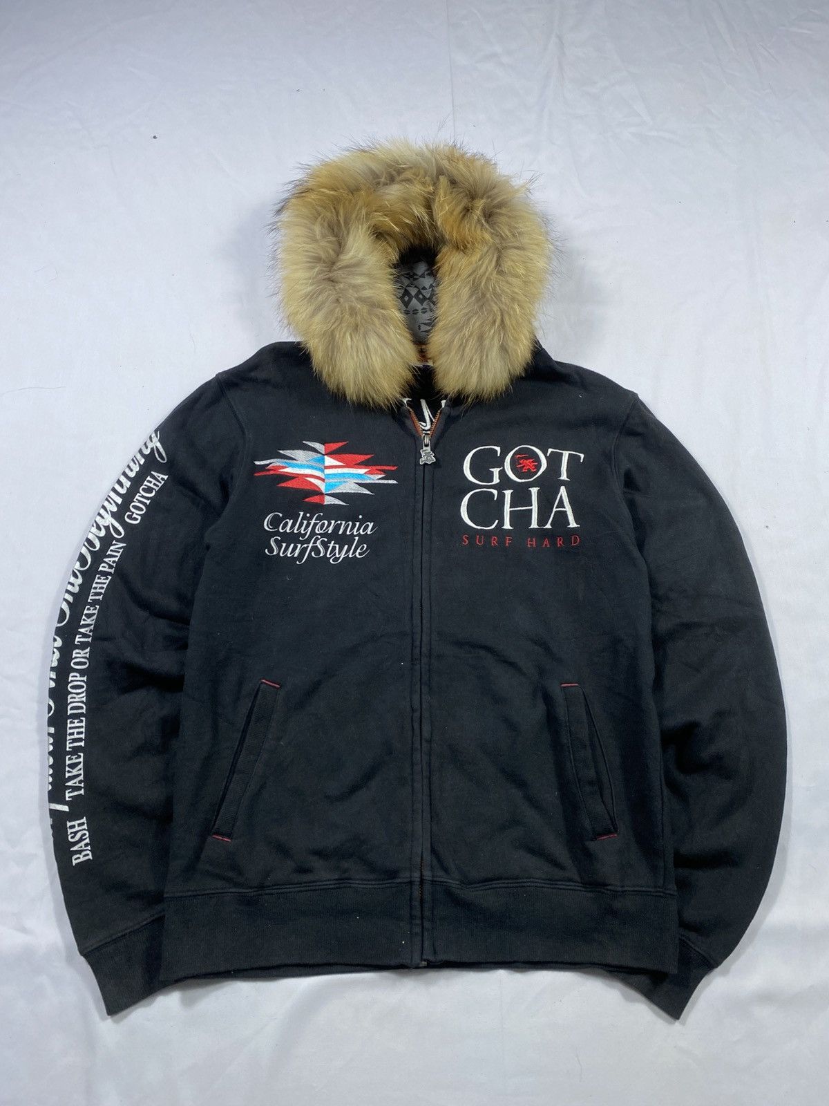 Isamu Katayama Backlash Japanese Gotcha Zip Fur Hoodie Lgb ifsix style Size US M / EU 48-50 / 2 - 3 Thumbnail