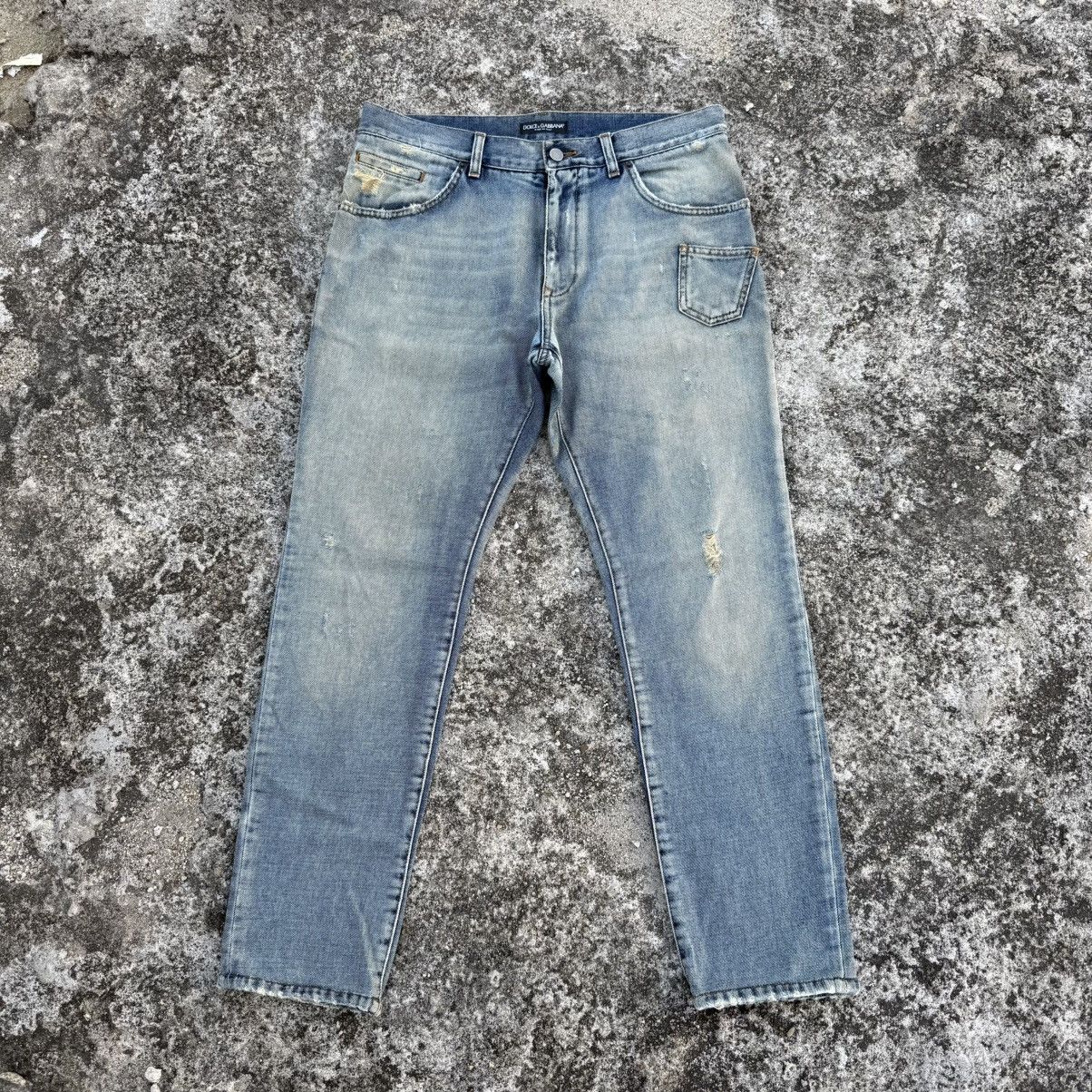 Dolce & Gabbana VINTAGE DOLCE & GABBANA FADED JEANS DENIM PANTS Size US 34 / EU 50 - 2 Thumbnail