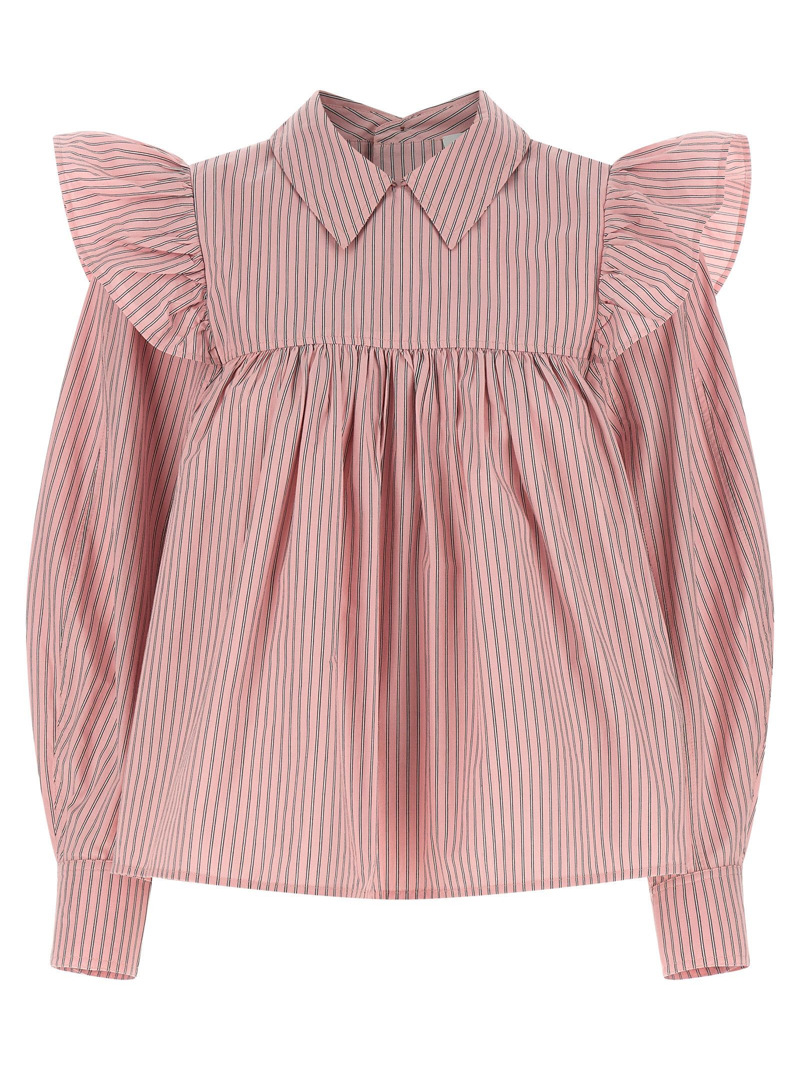 Ganni Striped Blouse Size XS / US 0-2 / IT 36-38 - 1 Thumbnail