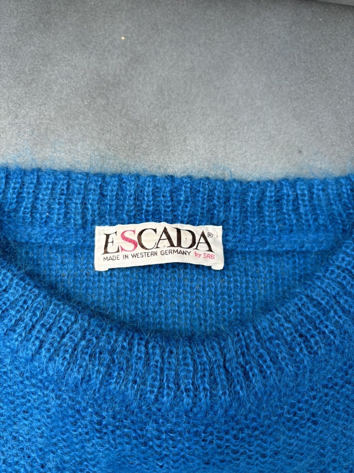Escada × Escada Sport × Vintage 1980s Escada Mohair Sweater Vintage Escada Sweater W Germany Size US S / EU 44-46 / 1 - 5 Thumbnail
