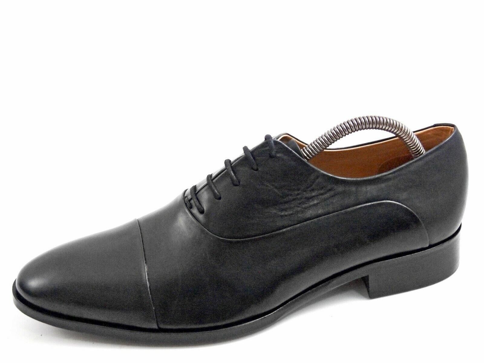Longchamp Longchamp Oxfords Black Leather Womens US 10.5 EU 40.5 Size US 10 / IT 40 - 1 Thumbnail