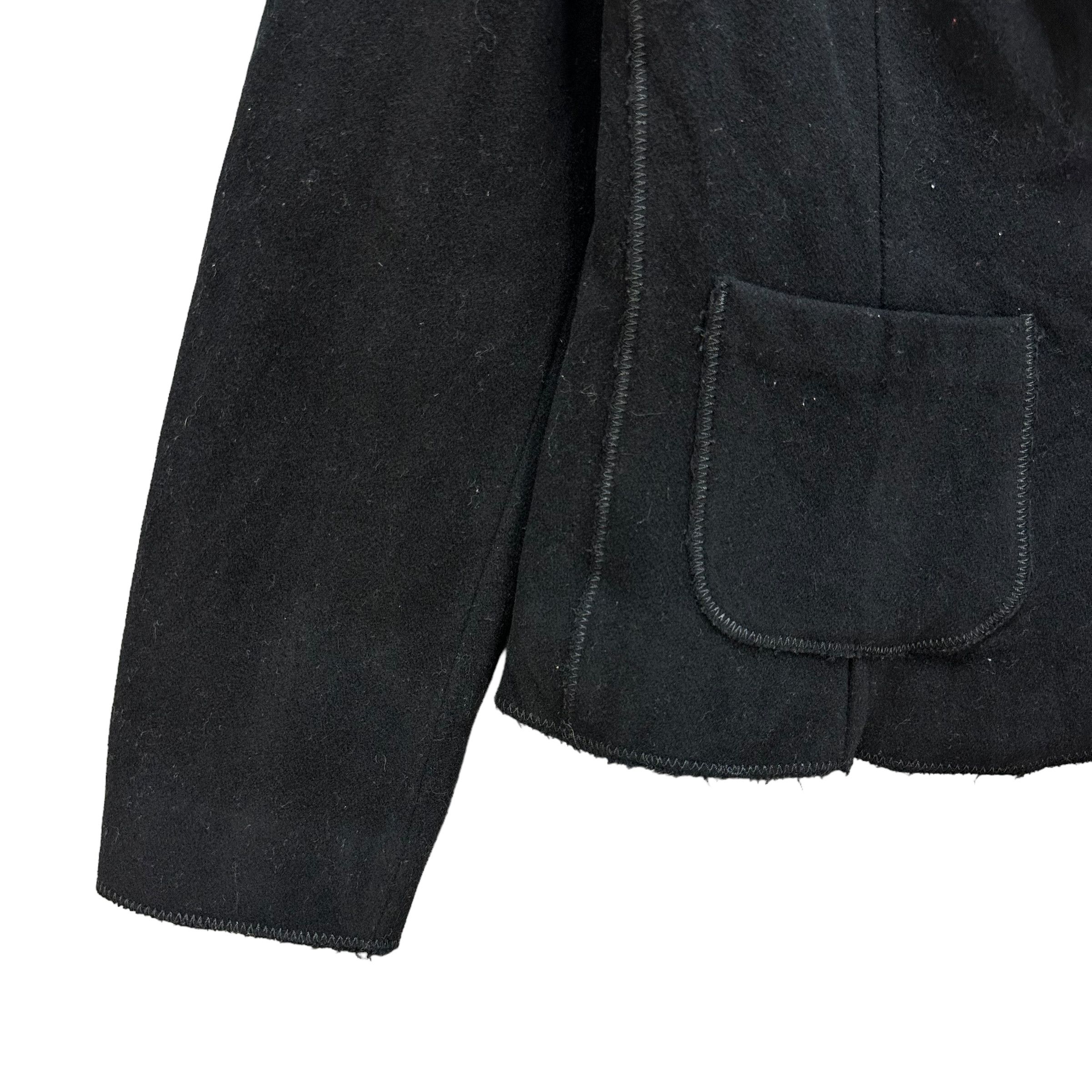 Giorgio Armani Armani Jeans by Giorgio Armani Wool Crop Jacket #A29-0672 Size M / US 6-8 / IT 42-44 - 4 Thumbnail