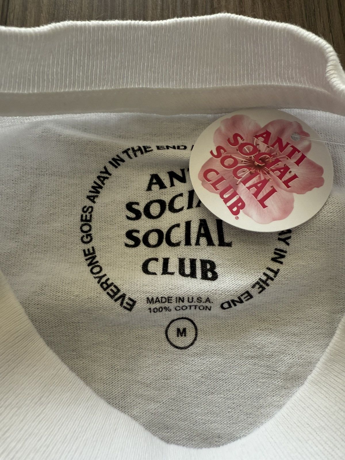 Anti Social Social Club × Fragment Design Anti Social Social Club x Fragment White Logo T-Shirt Size M Size US M / EU 48-50 / 2 - 3 Thumbnail