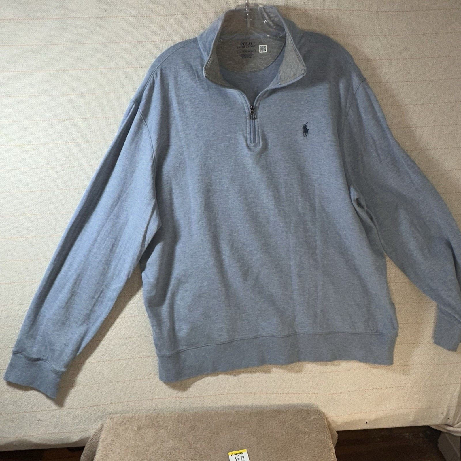 Ralph Lauren POLO RALPH LAUREN PULLOVER QUARTER-ZIP THERMAL SWEATER Size US XL / EU 56 / 4 - 4 Thumbnail