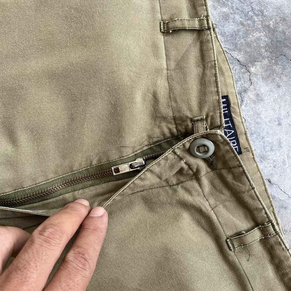 Japanese Brand Militaire Cargo Baggy Paracute Pants w34 Size US 35 - 4 Thumbnail