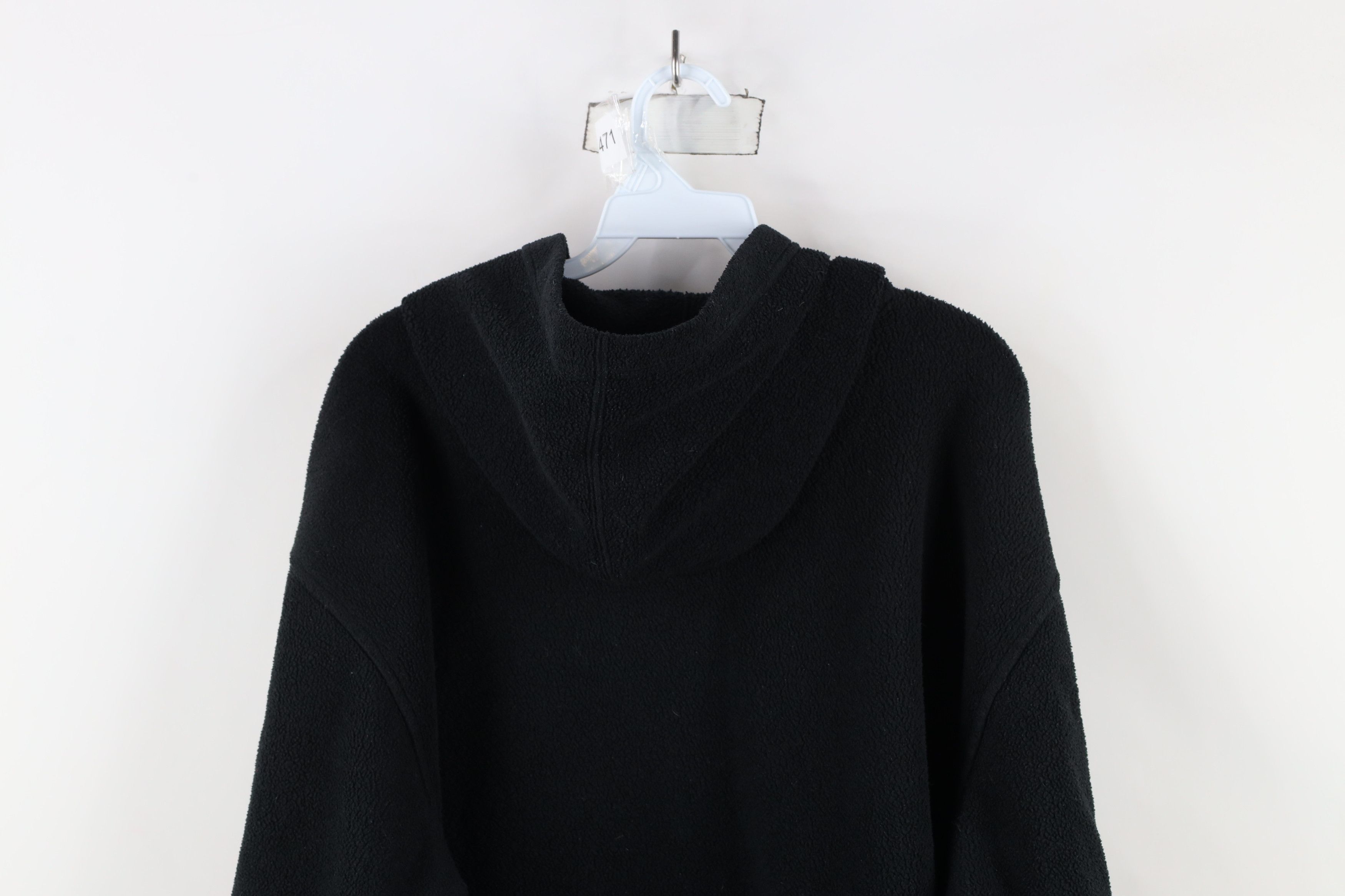 Vintage Vintage 90s Bum Equipment Fleece Hoodie Sweatshirt Black Size US L / EU 52-54 / 3 - 10 Thumbnail