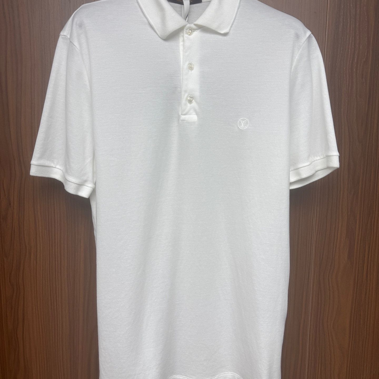 Louis Vuitton Louis Vuitton Logo Embroidered Polo Size M Size US M / EU 48-50 / 2 - 1 Thumbnail