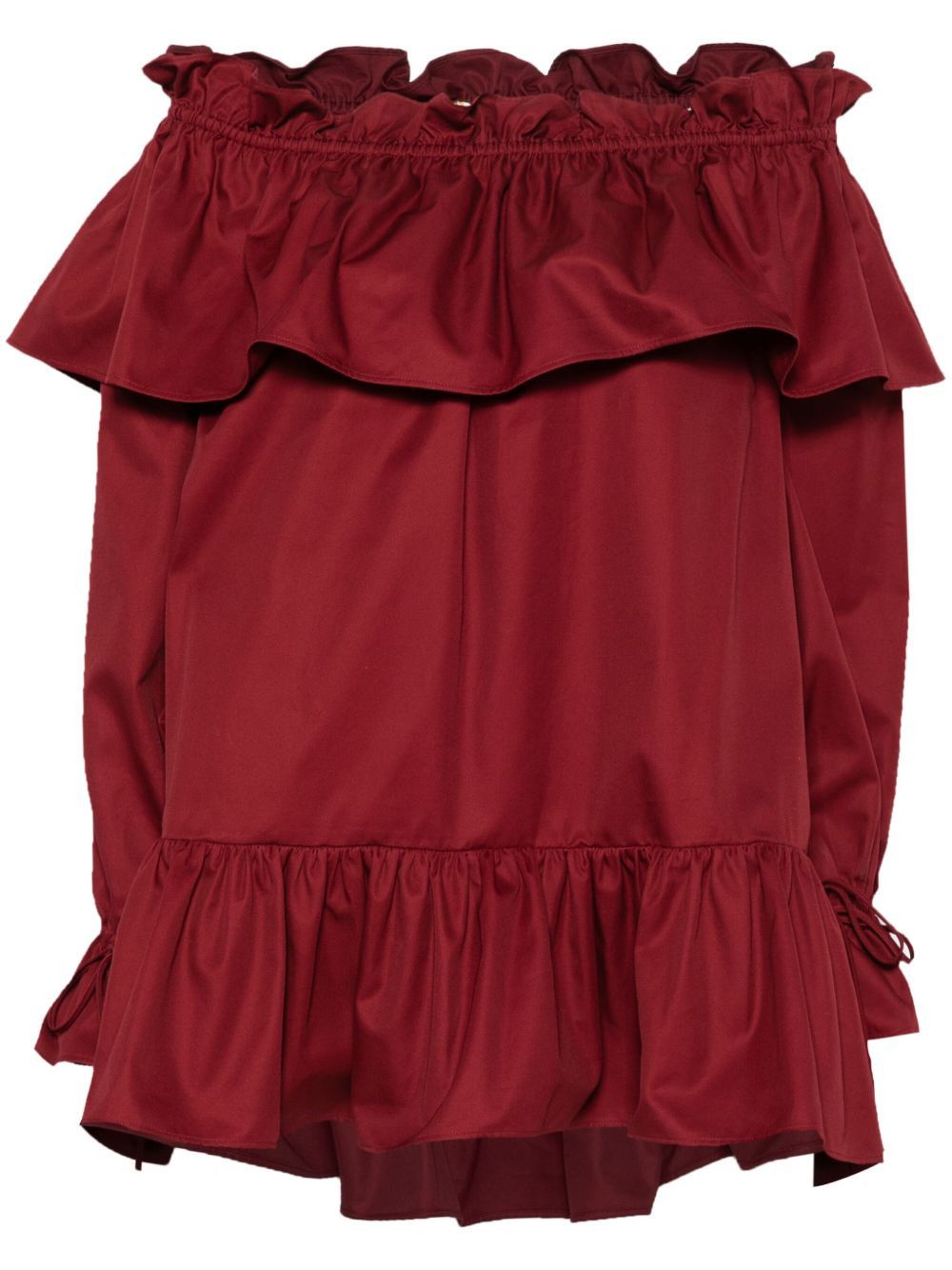 Saint Laurent Paris COTTON TWILL MINI DRESS Size XS / US 0-2 / IT 36-38 - 1 Thumbnail