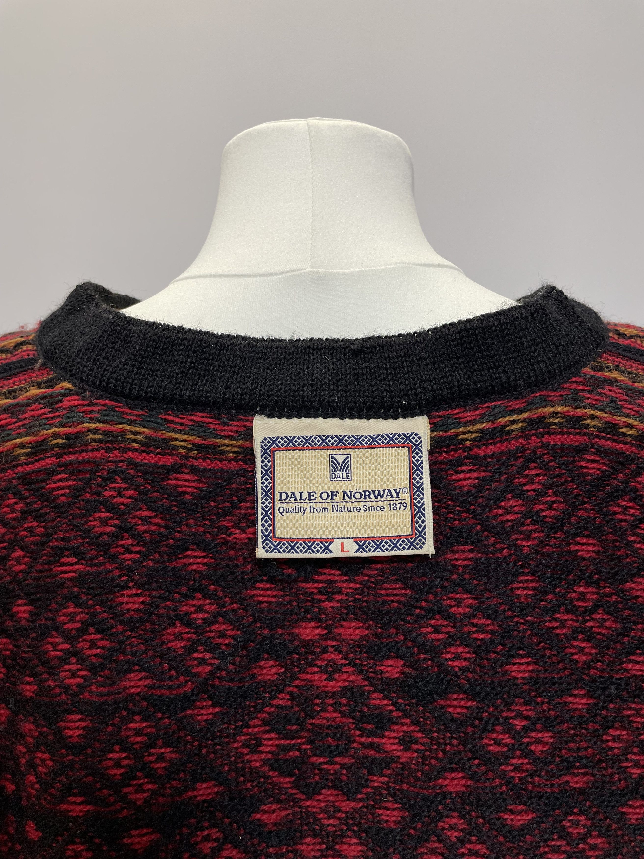 Dale Of Norway DALE OF NORWAY Casual Cardigan Wool Floral Sweater Button Size L / US 10 / IT 46 - 11 Thumbnail