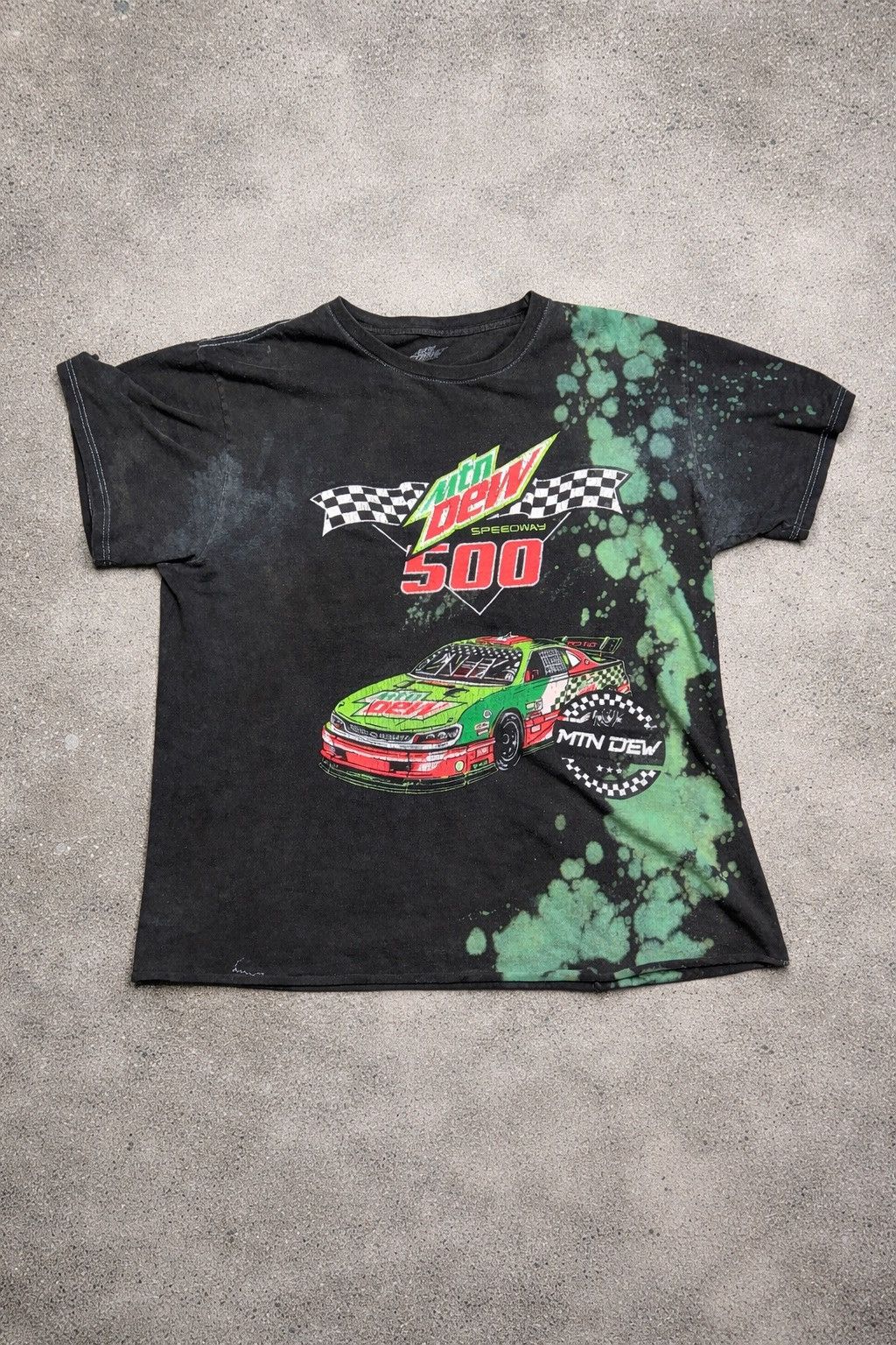 Other Mountain Dew black & green tie-dye tee Size US L / EU 52-54 / 3 - 1 Thumbnail