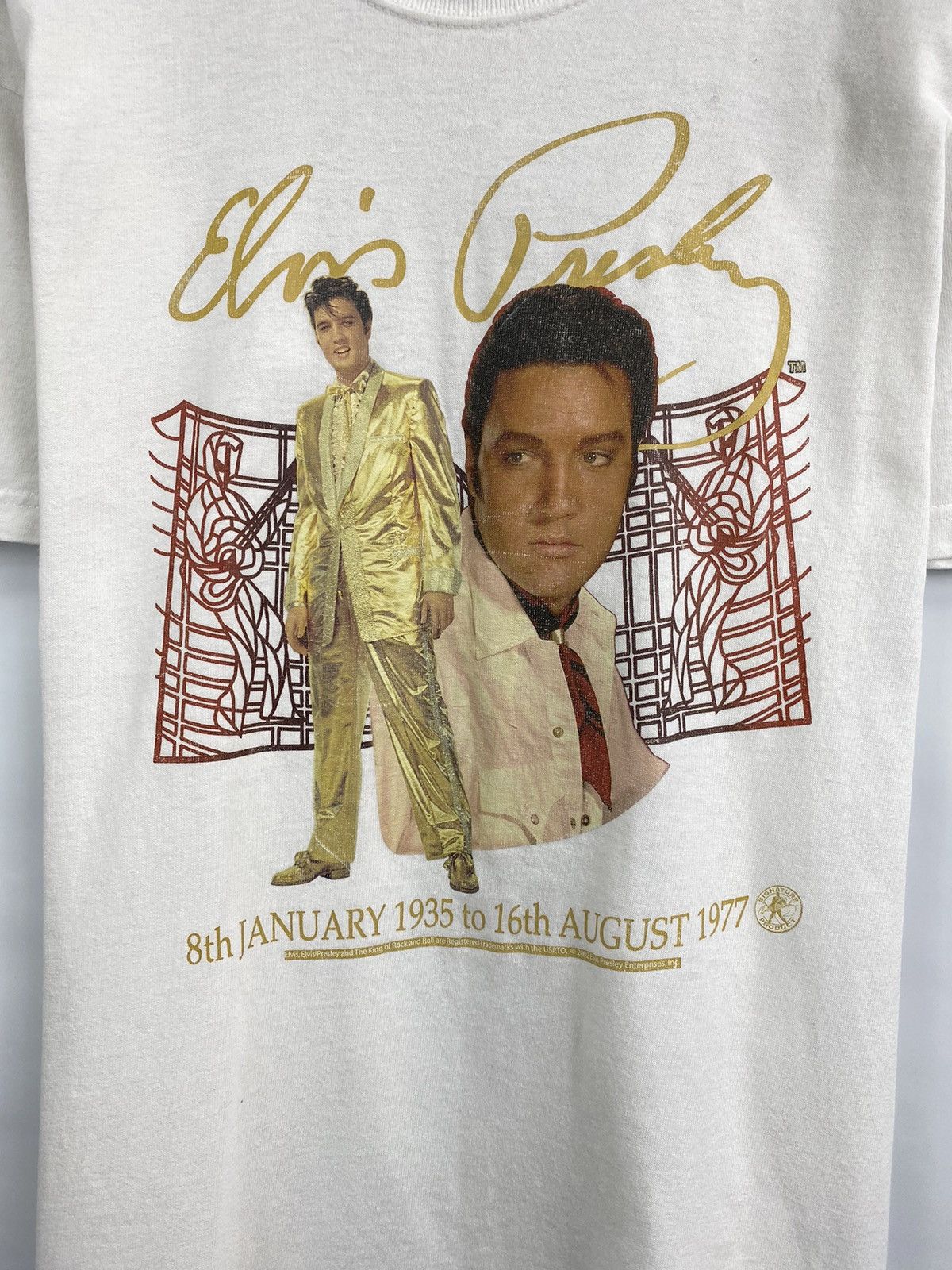 Band Tees Vintage 2002 Elvis Presley Band Rock Tour T-shirt Rare Size US M / EU 48-50 / 2 - 4 Thumbnail