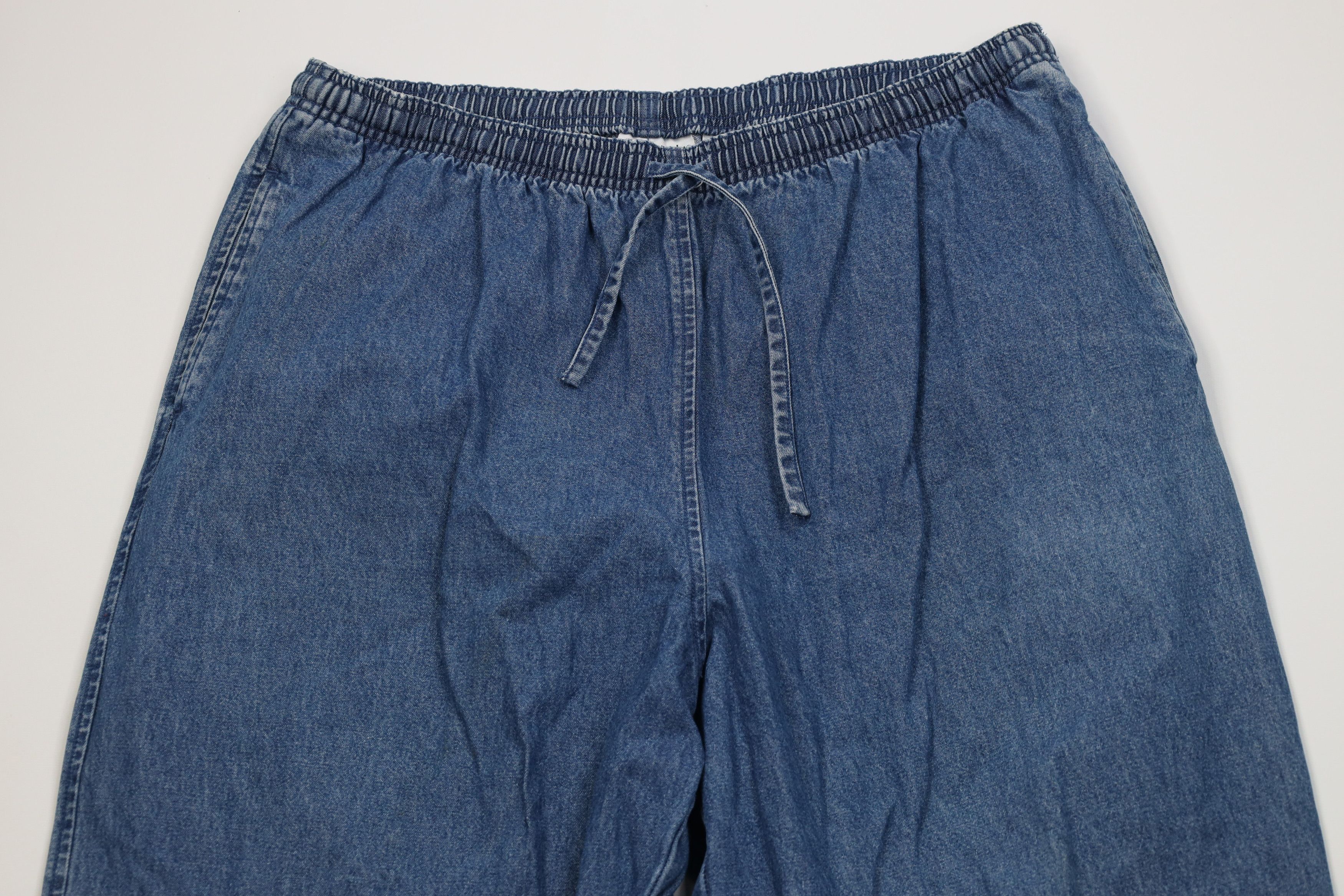 Vintage Vintage 90s Streetwear Relaxed Fit Denim Jeans Blue Cotton Size 40" / US 18 - 2 Thumbnail