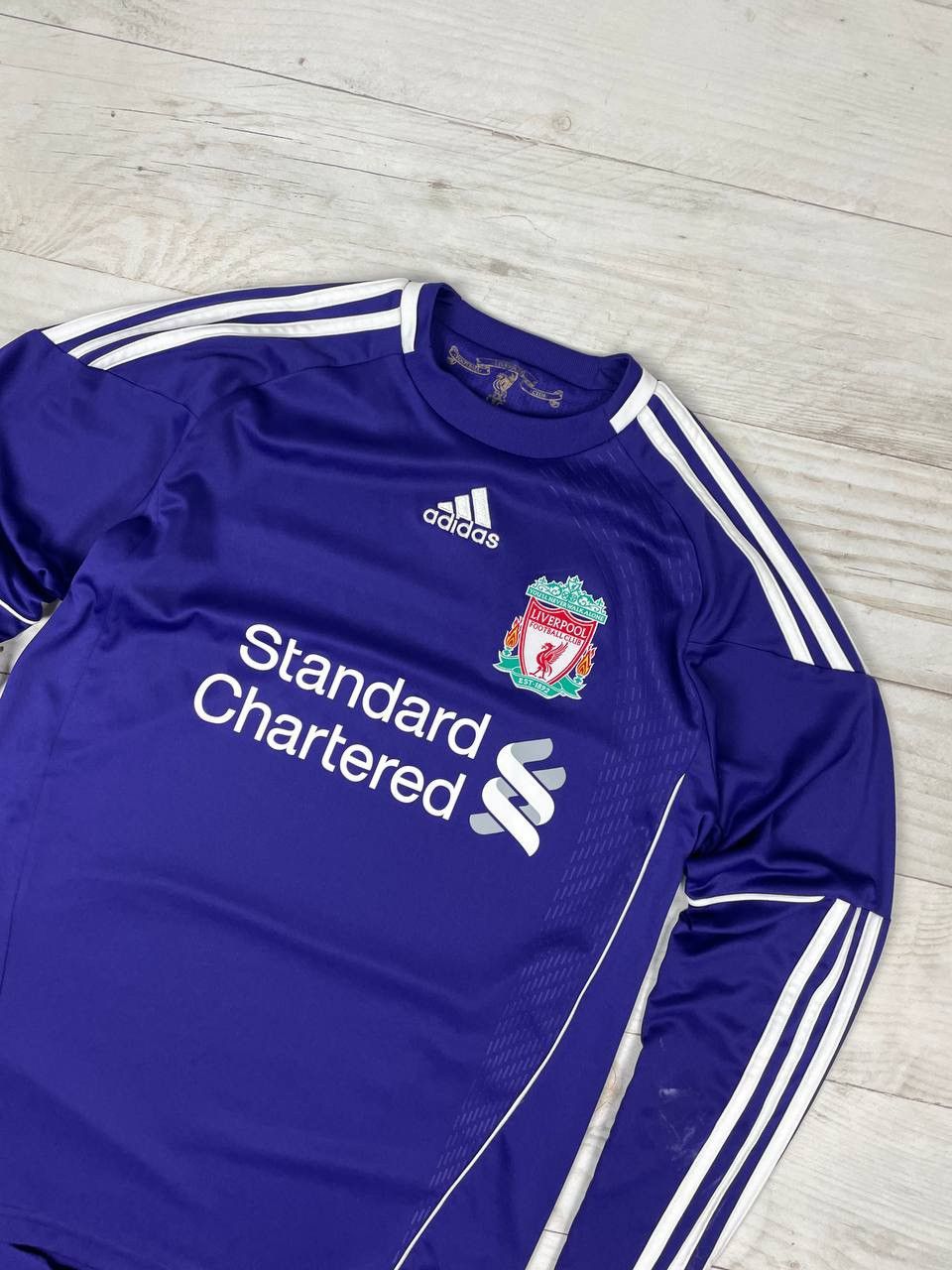 Adidas Liverpool 2010 2012 Goalkeeper Long Sleeve Shirt Jersey Size US S / EU 44-46 / 1 - 3 Thumbnail