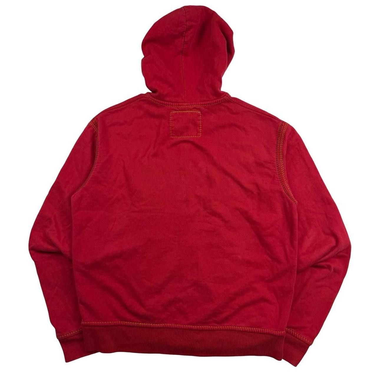 True Religion True Religion Triple Contrast Stitch Hoodie Red Extra Large Size US XL / EU 56 / 4 - 2 Thumbnail