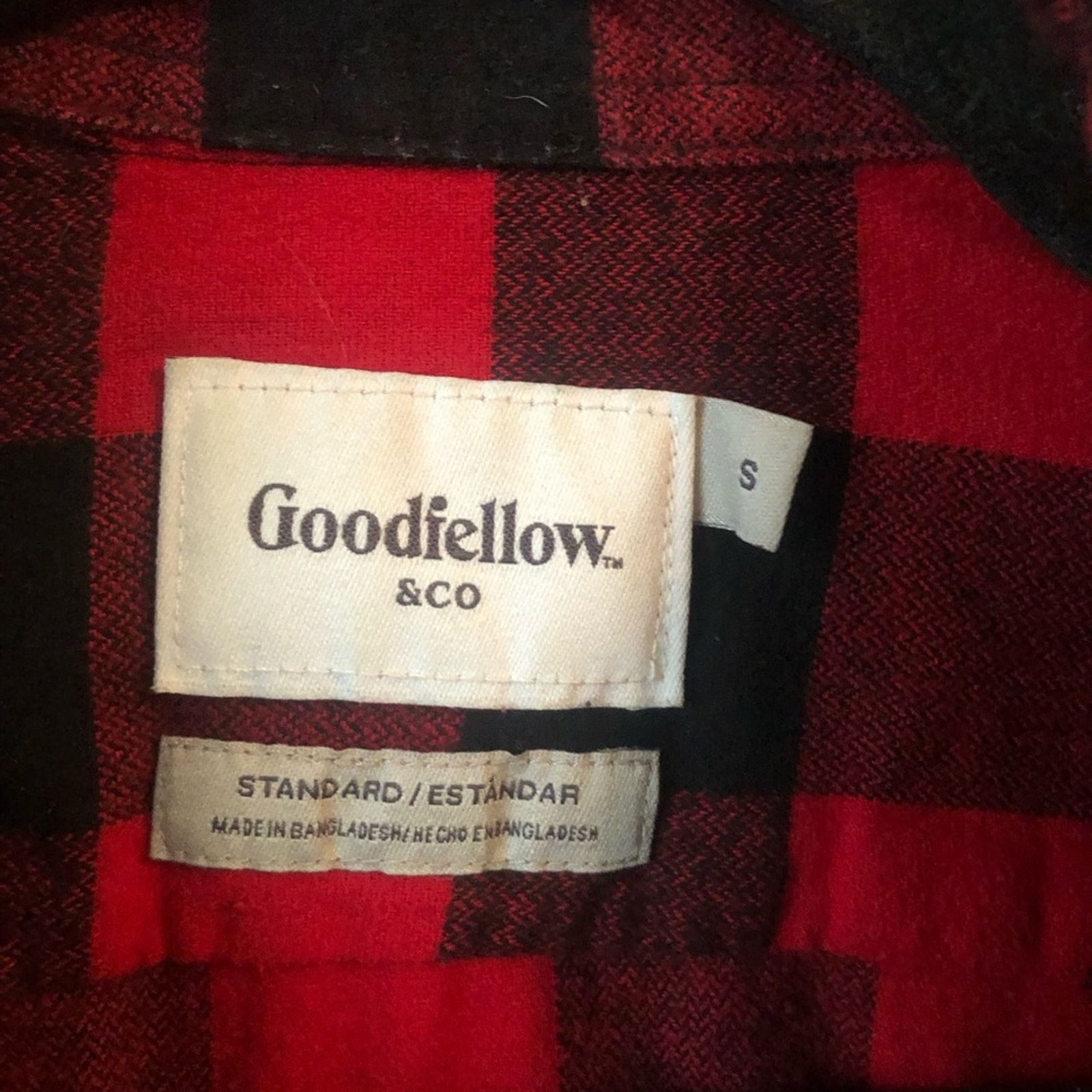 NBDN Nobrandedon Checkered button down top shirt black and red. Size US S / EU 44-46 / 1 - 6 Thumbnail