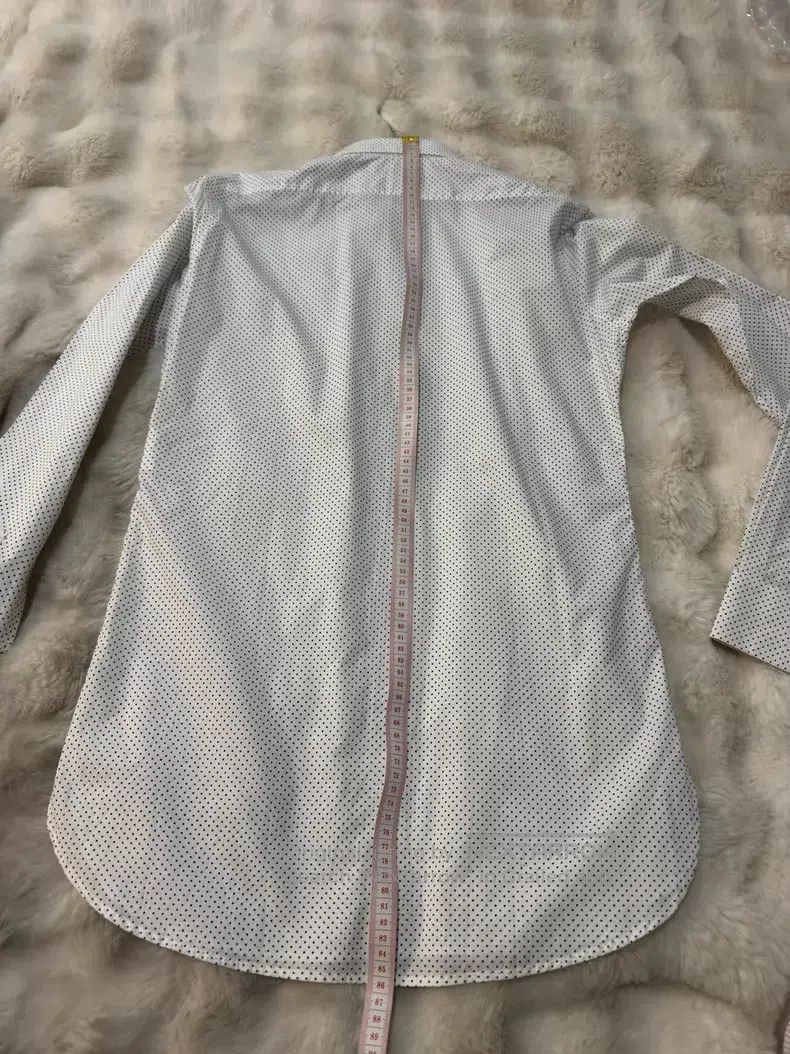 Saint Laurent Paris Saint Laurent Paris size 39 Original White Polka Dot Shirt Size US M / EU 48-50 / 2 - 8 Thumbnail