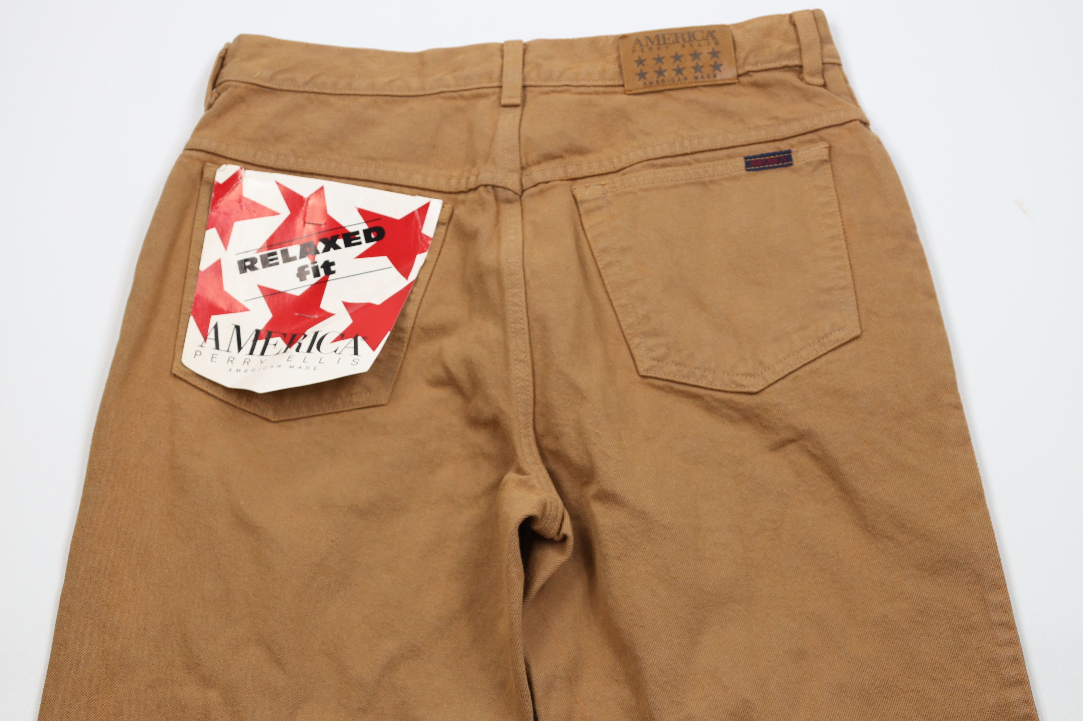 Perry Ellis Deadstock Vintage 90s Perry Ellis Pigment Dye Jeans USA Size US 33 - 11 Thumbnail