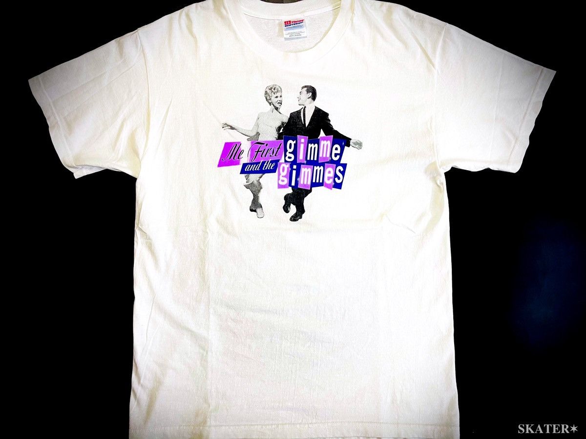 image of Band Tees Me First And The Gimme Gimmes 90's in White, Men's (Size Large)