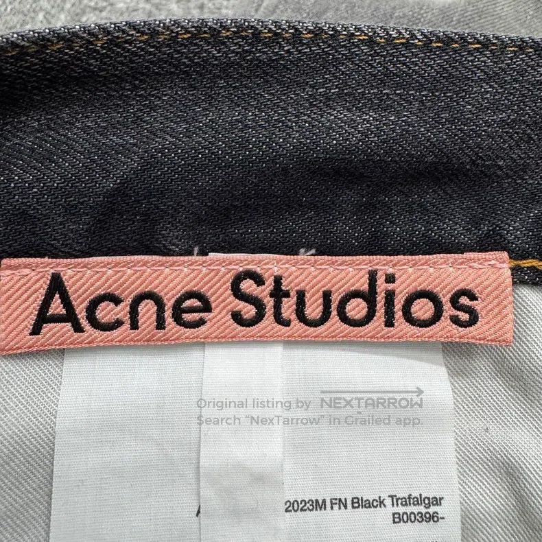 Acne Studios Acne Studios ss25 Splashed Ink Distressed Denim Jeans Size US 30 / EU 46 - 2 Thumbnail