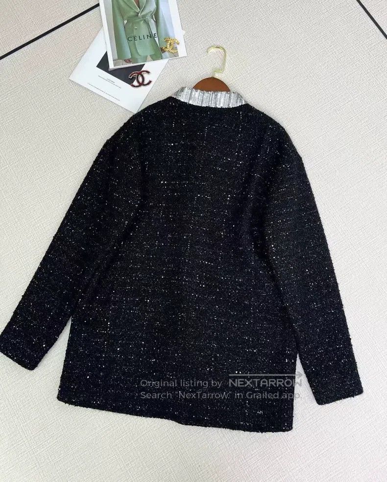 Valentino Valentino V-neck sequin cardigan jacket Size S / US 4 / IT 40 - 6 Thumbnail