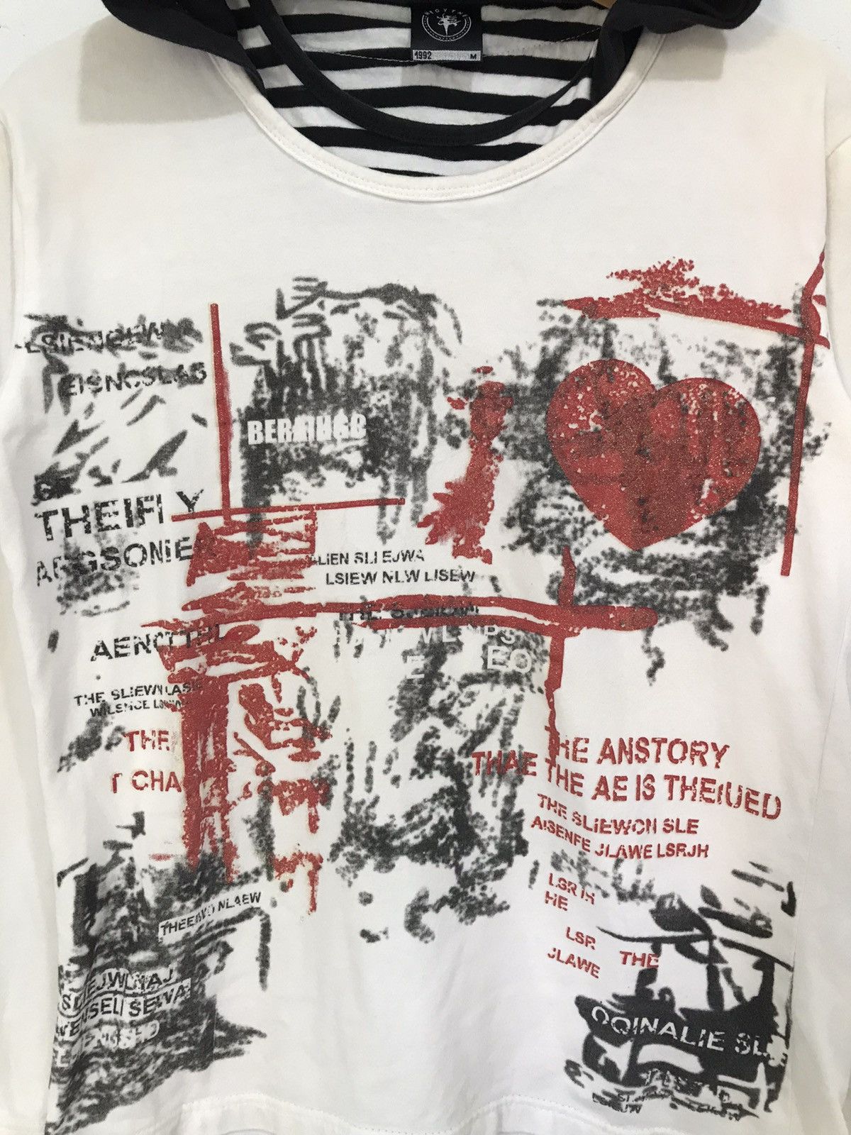 Hysteric Glamour Japanese Poem Hoodie Double Layer abstract style Size US M / EU 48-50 / 2 - 3 Thumbnail