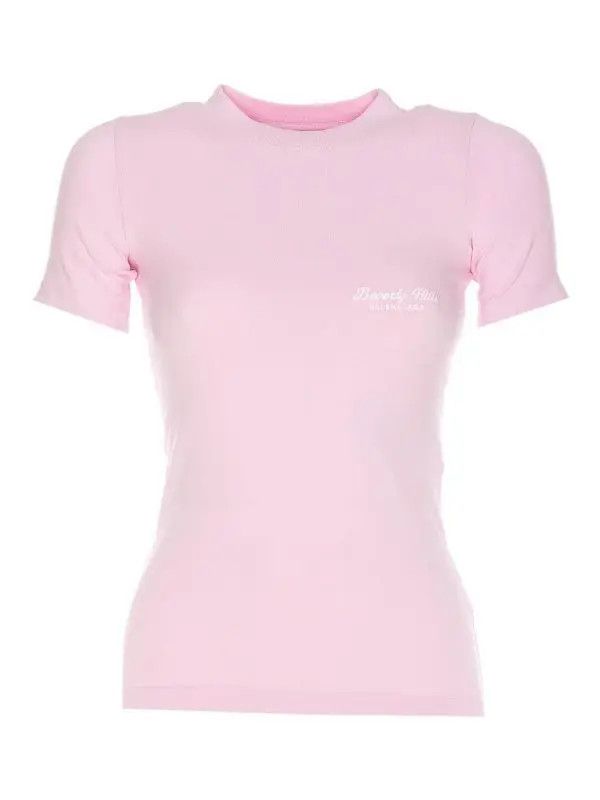 Balenciaga o1tr1nto0526 Beverly Hills T-Shirt Fitted in Pink Size XS / US 0-2 / IT 36-38 - 1 Thumbnail