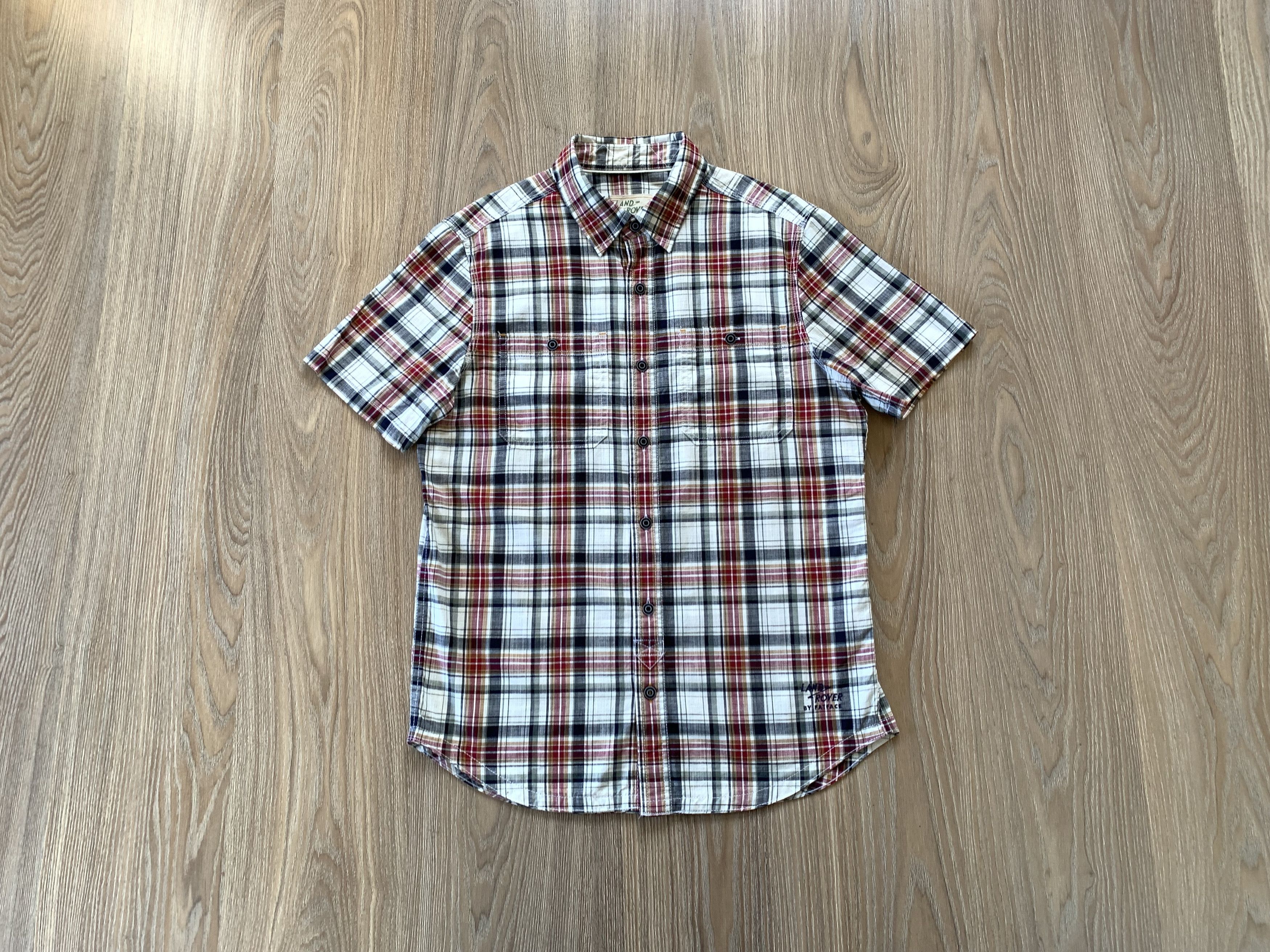 Trophy Clothing Land Rover Cotton Short Sleeve P;aid Shirt Up Size US S / EU 44-46 / 1 - 1 Thumbnail