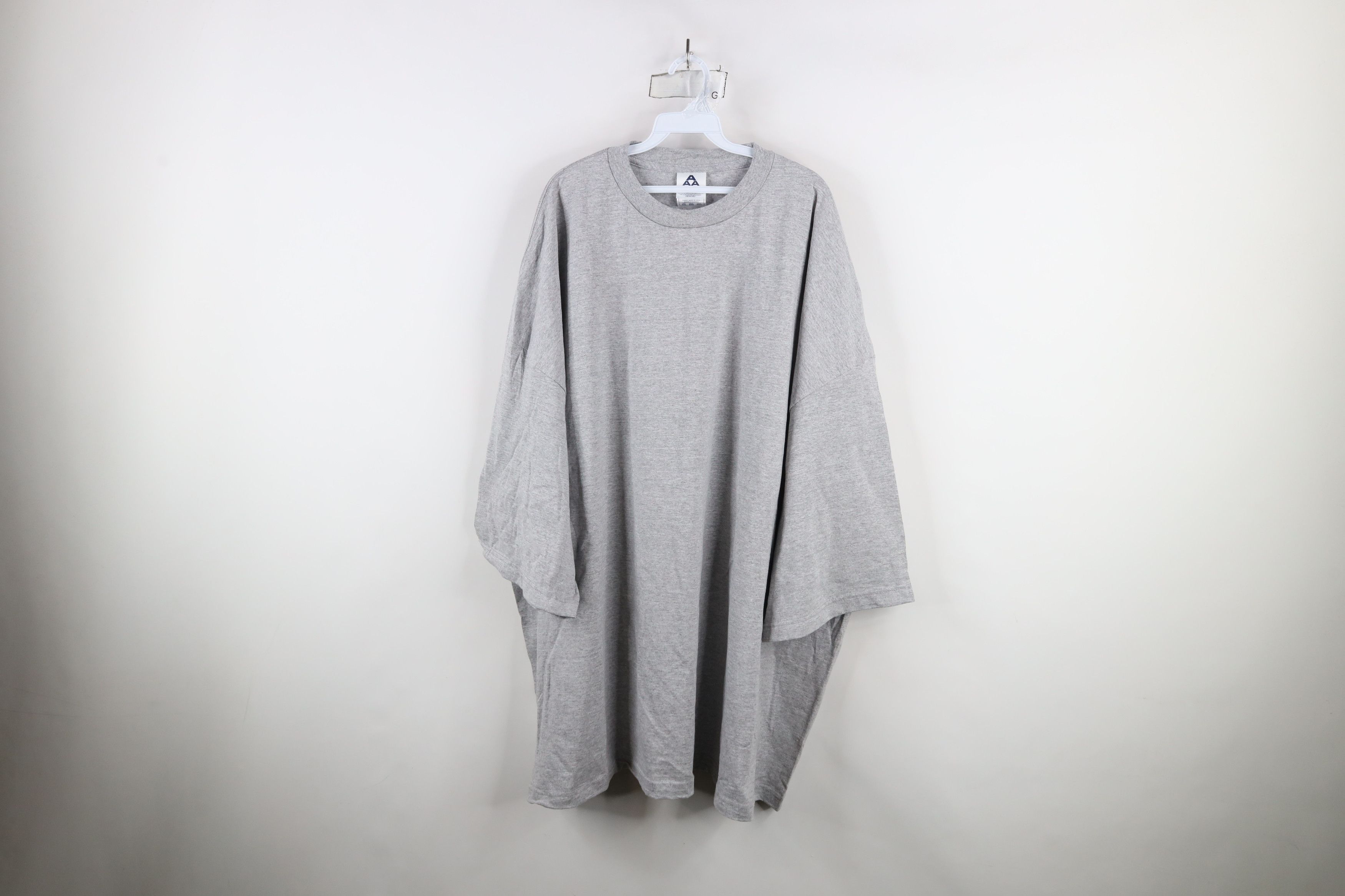 Vintage Vintage 90s Streetwear Short Sleeve T-Shirt Heather Gray Size US XXL / EU 58 / 5 - 1 Thumbnail