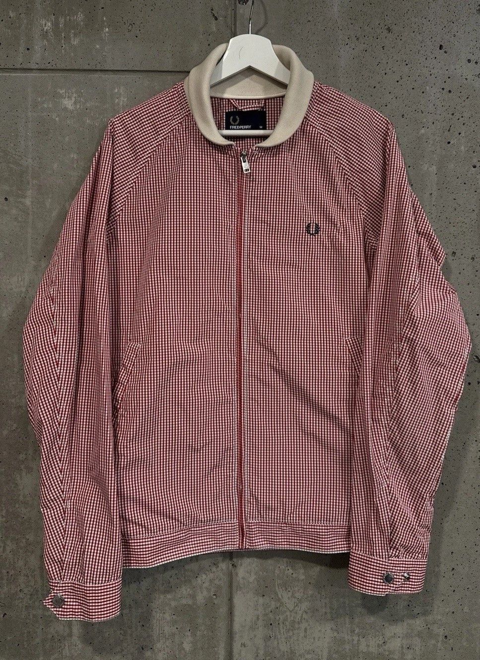 Fred Perry Fred Perry Striped Bomber Jacket Red White Men’s M Size US M / EU 48-50 / 2 - 1 Thumbnail