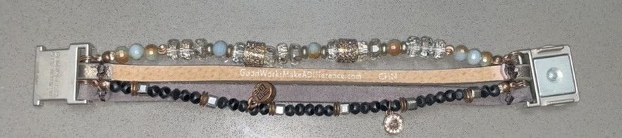 Vintage Good Work(S) Four Strand Bling Bracelet Size ONE SIZE - 3 Thumbnail