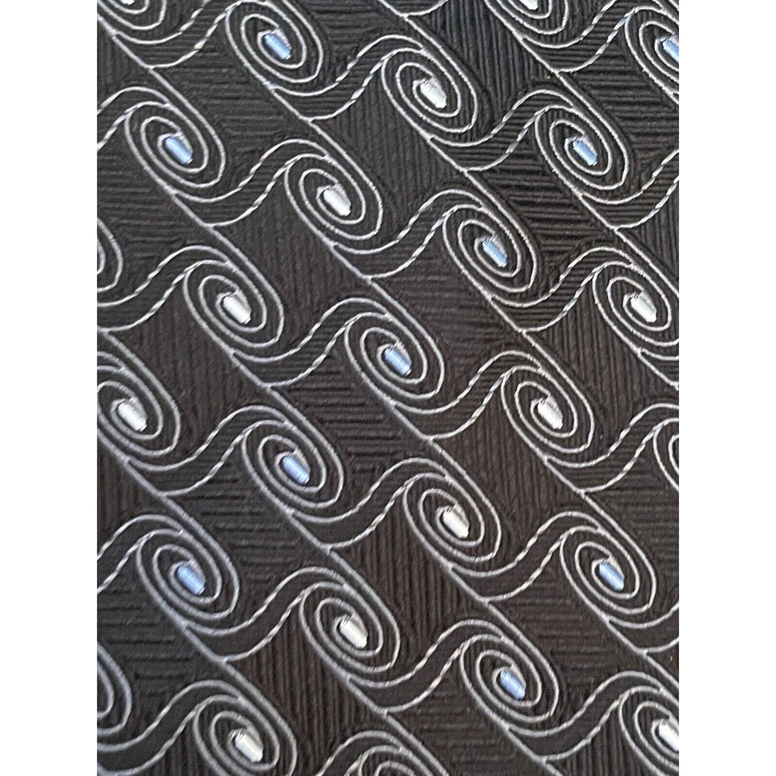 Jos. A. Bank Jos. A. Bank Black Blue 100% Silk Made In China Size ONE SIZE - 9 Thumbnail
