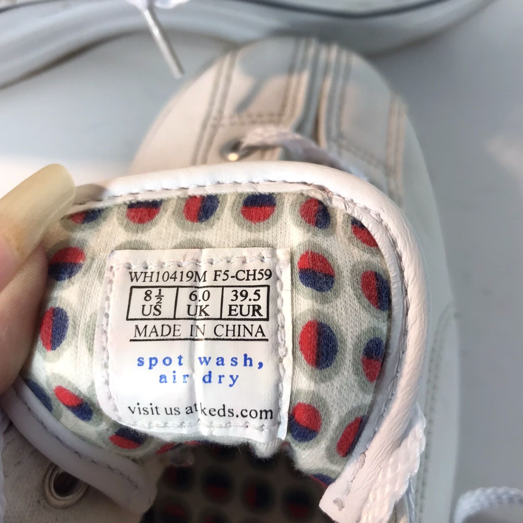 Keds Keds White Leather Sneakers Womens Size 8.5 Lace-Up Athletic Classic Size US 8.5 / IT 38.5 - 6 Thumbnail