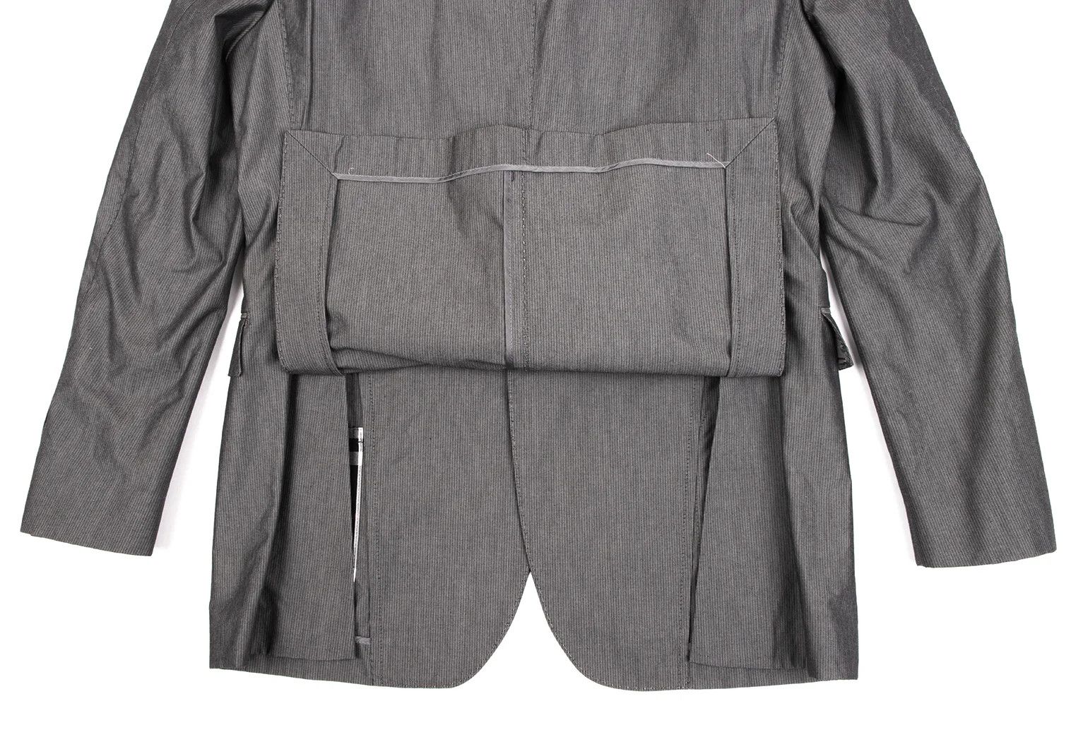 Burberry Gray Check Stripe Jacket in Size M Size US M / EU 48-50 / 2 - 11 Thumbnail