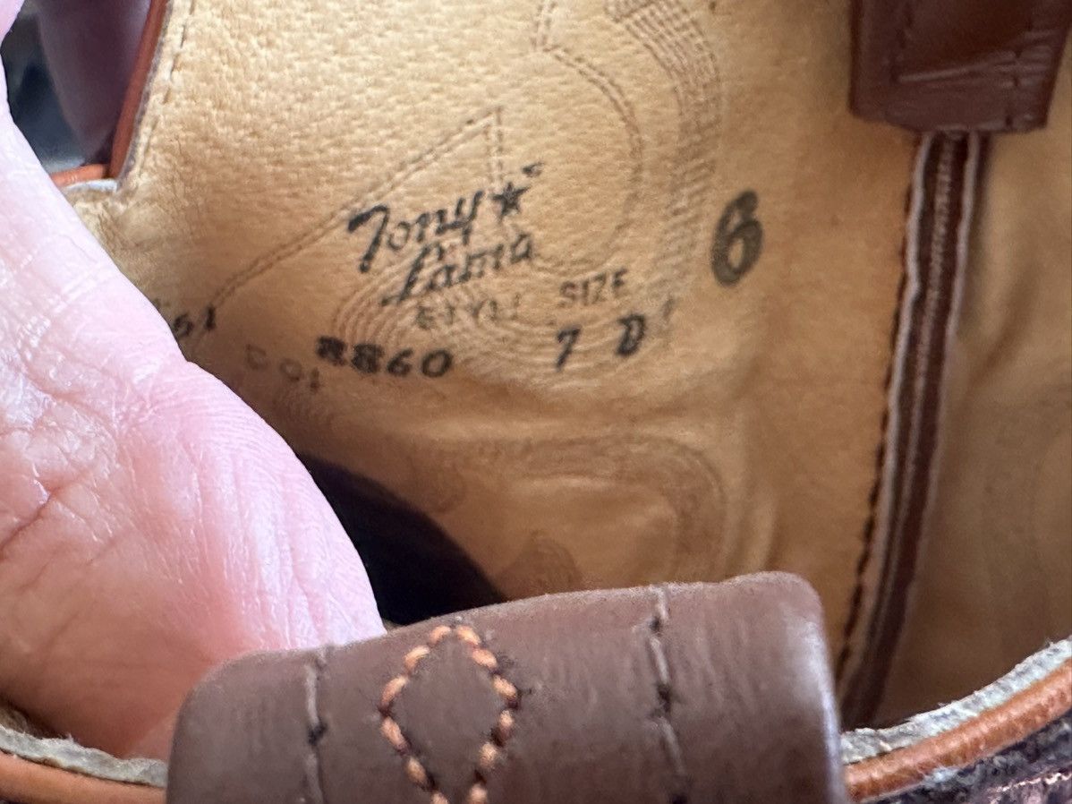 Tony Lama VINTAGE Tony Lama Boots- NEVER worn!!!! Size US 7 / EU 40 - 4 Thumbnail