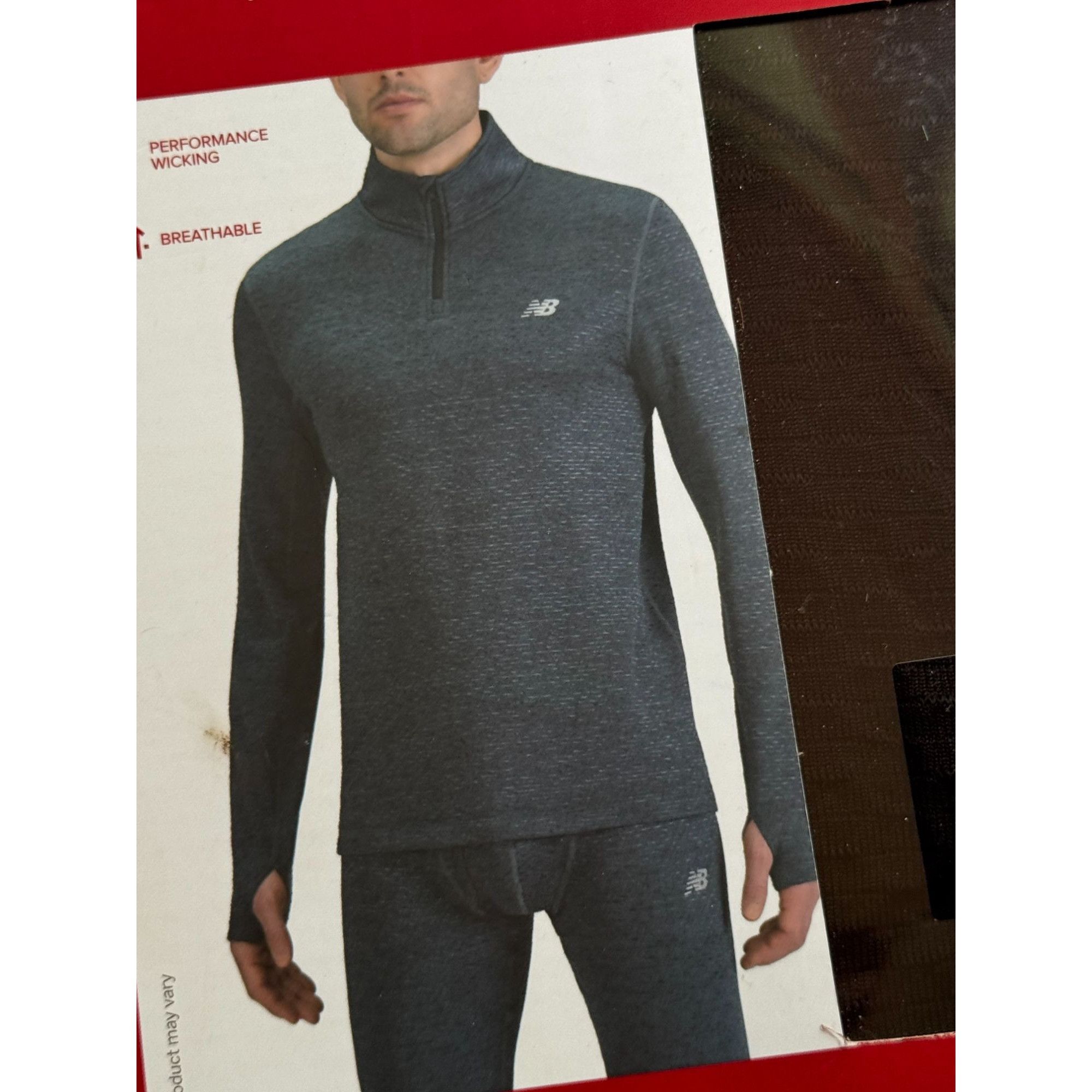 New Balance NEW Heavyweight Bubble Fleece Half Zip By New Balance - S Bl Size US S / EU 44-46 / 1 - 7 Thumbnail