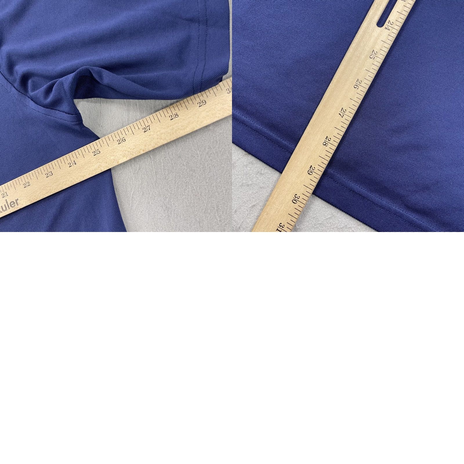 Vintage Donald Ross Polo Shirt Mens L Blue Solid Logo Golf Sportswear Shirt Size US L / EU 52-54 / 3 - 8 Thumbnail