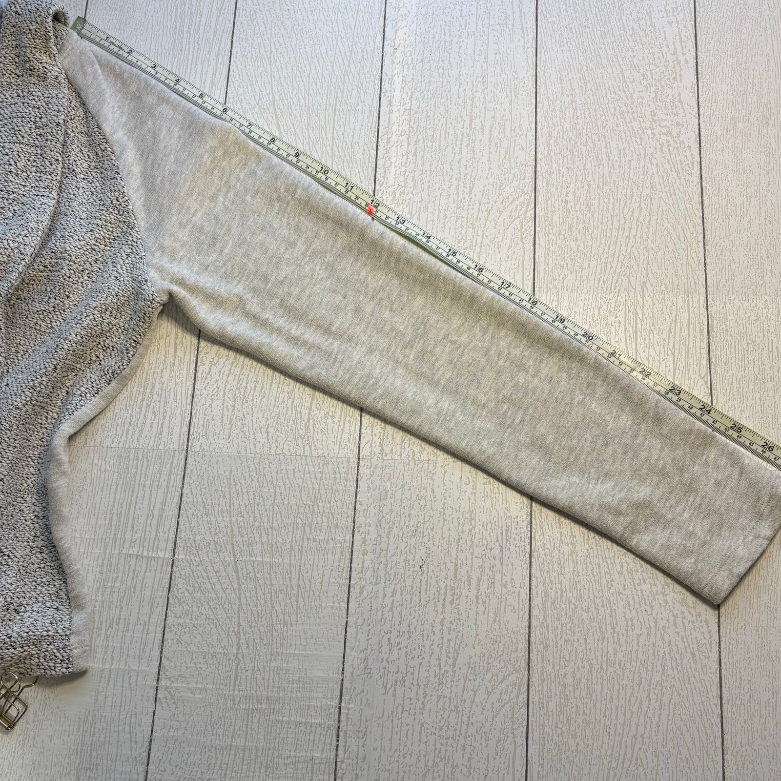 Loft LOFT Gray Drape Collar Athleisure Jacket Medium Size M / US 6-8 / IT 42-44 - 8 Thumbnail