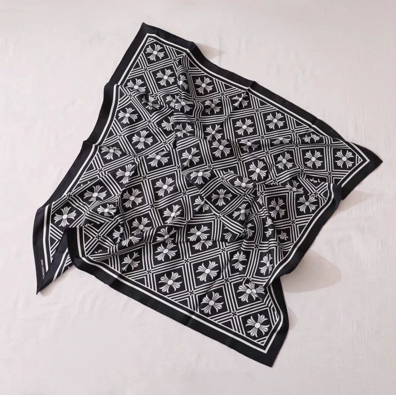 Chrome Hearts Chrome Hearts Black Scarf L Men Size ONE SIZE - 1 Thumbnail