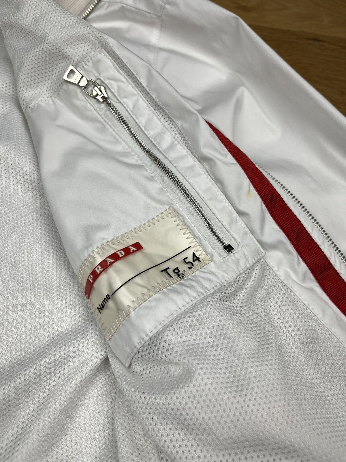 Prada Prada Nylon Jacket – White – Size Large Art. SGV862 Size US L / EU 52-54 / 3 - 6 Thumbnail