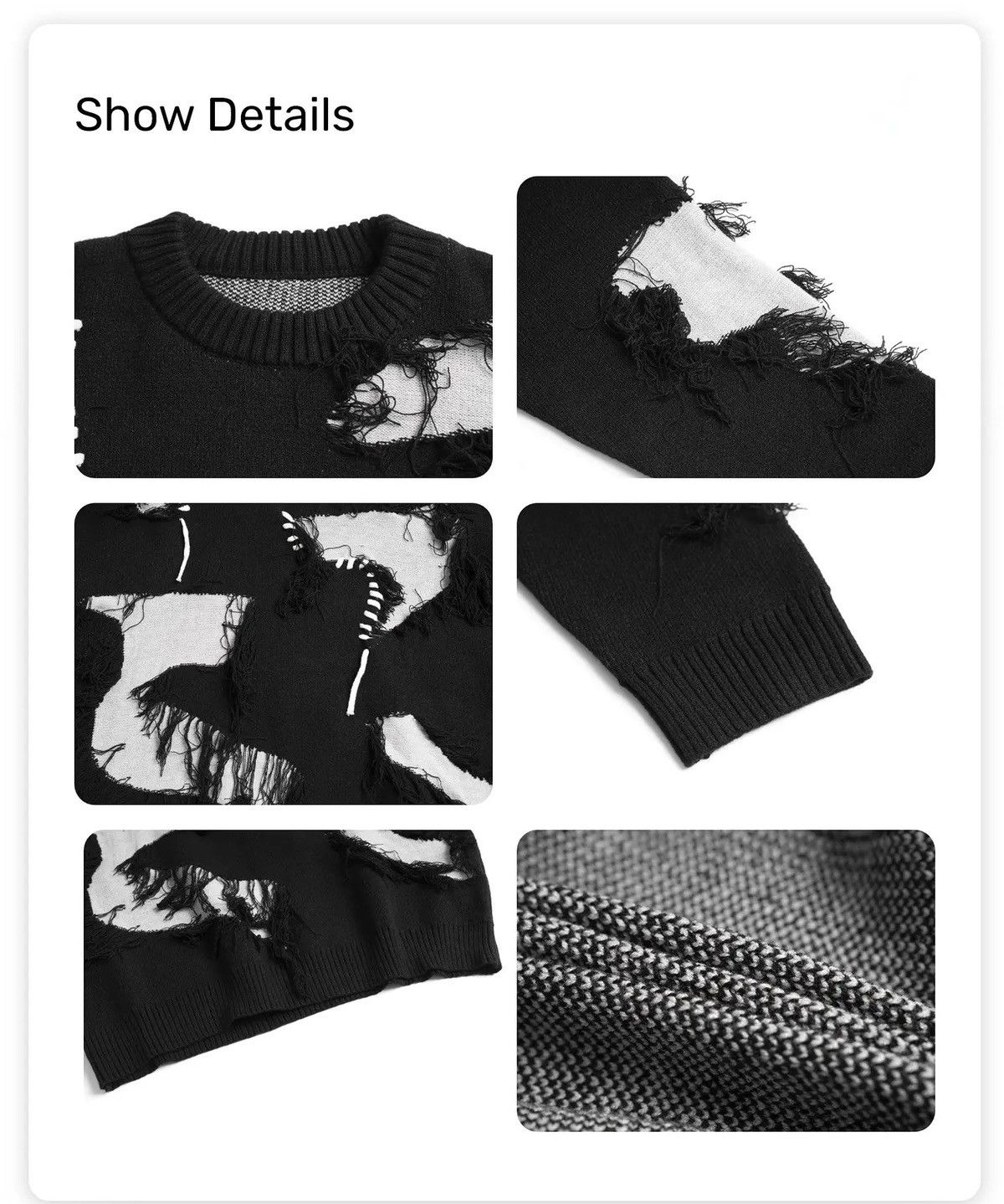 Vintage Knitted Sweater American Loose Pullover Harajuku Style Size US L / EU 52-54 / 3 - 4 Thumbnail