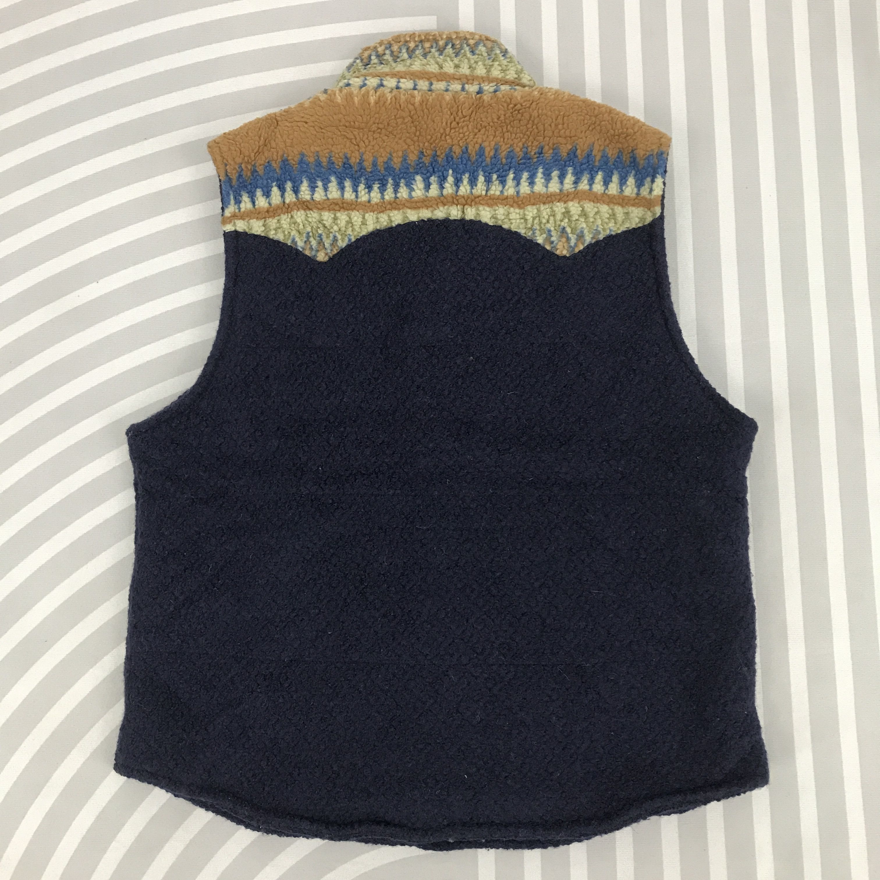 Japanese Brand × Vintage Vintage Titicaca Navajo design wool vast Jacket Size US L / EU 52-54 / 3 - 8 Thumbnail