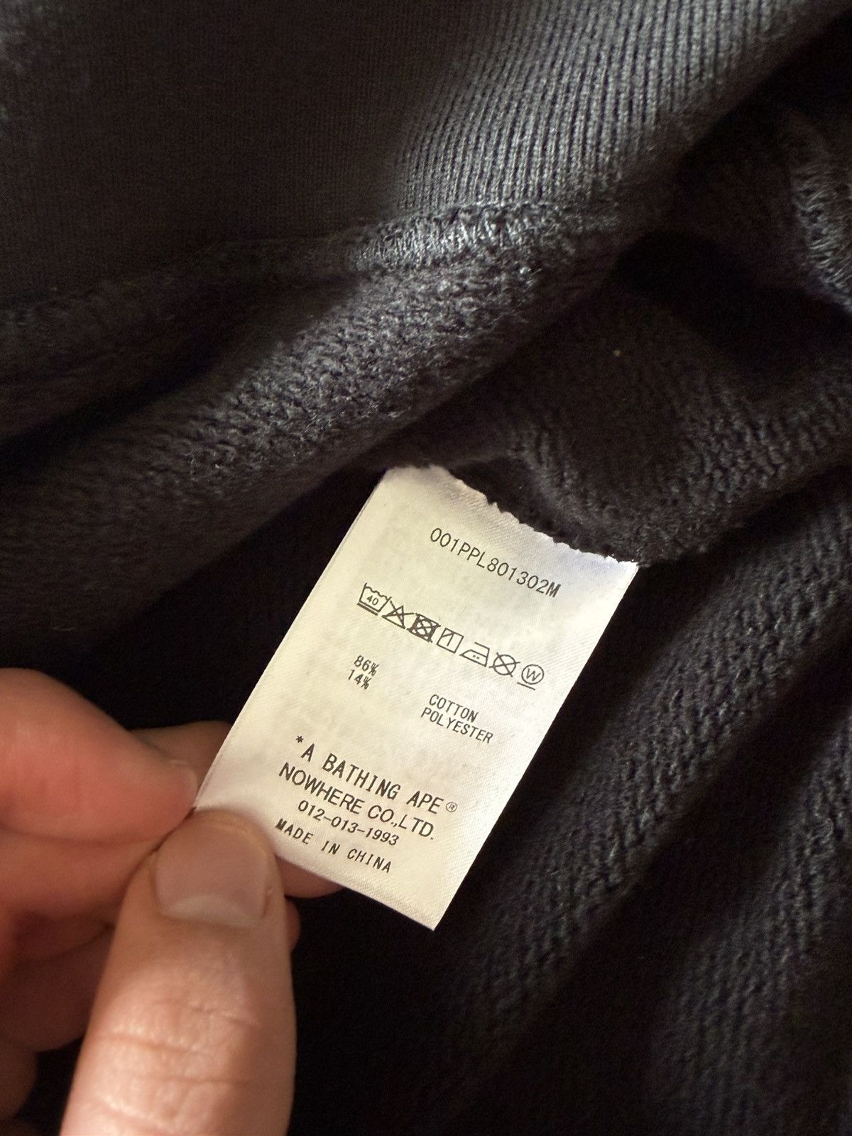Bape Black One Point Pullover Hoodie Size US XL / EU 56 / 4 - 7 Thumbnail