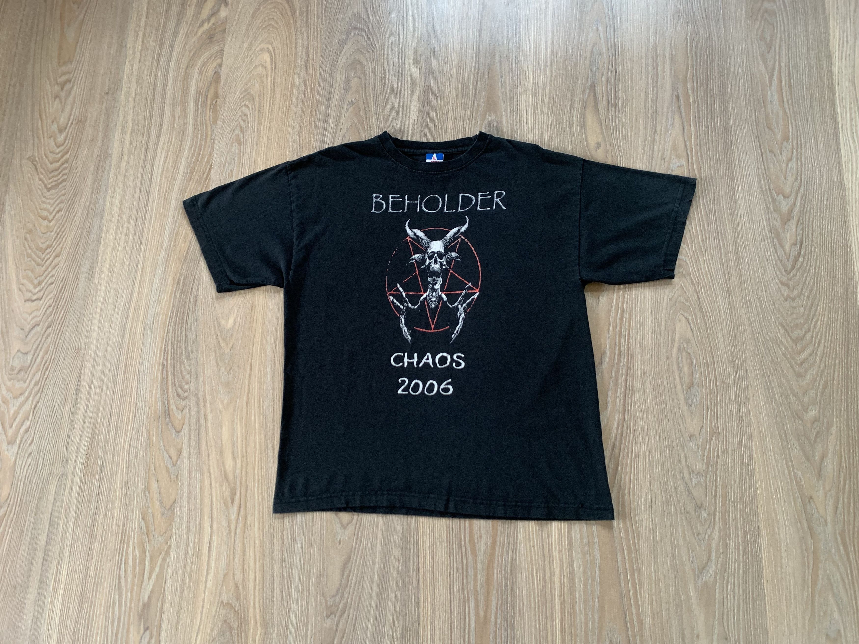 Vintage Rare Beholder Chaos 2006 Vintage T-Shirt Size US XL / EU 56 / 4 - 11 Thumbnail