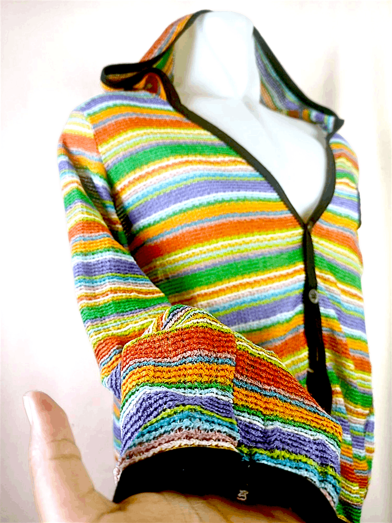 Japanese Brand LIZLIZA Mesh Net Cardigan Hoodie Size US L / EU 52-54 / 3 - 6 Thumbnail