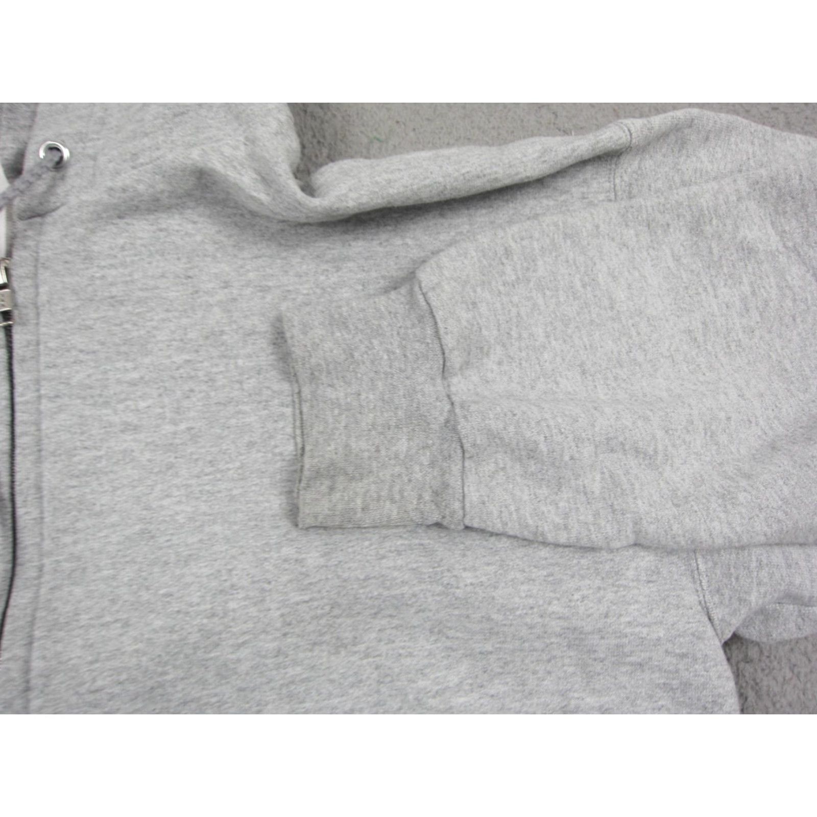 Hanes Vintage Hanes Hoodie Womens M Gray Full Zip Up 90s Cotton Casual Zip Hooded Lightweight Regular Mens Womens Boys Girls Size M / US 6-8 / IT 42-44 - 3 Thumbnail