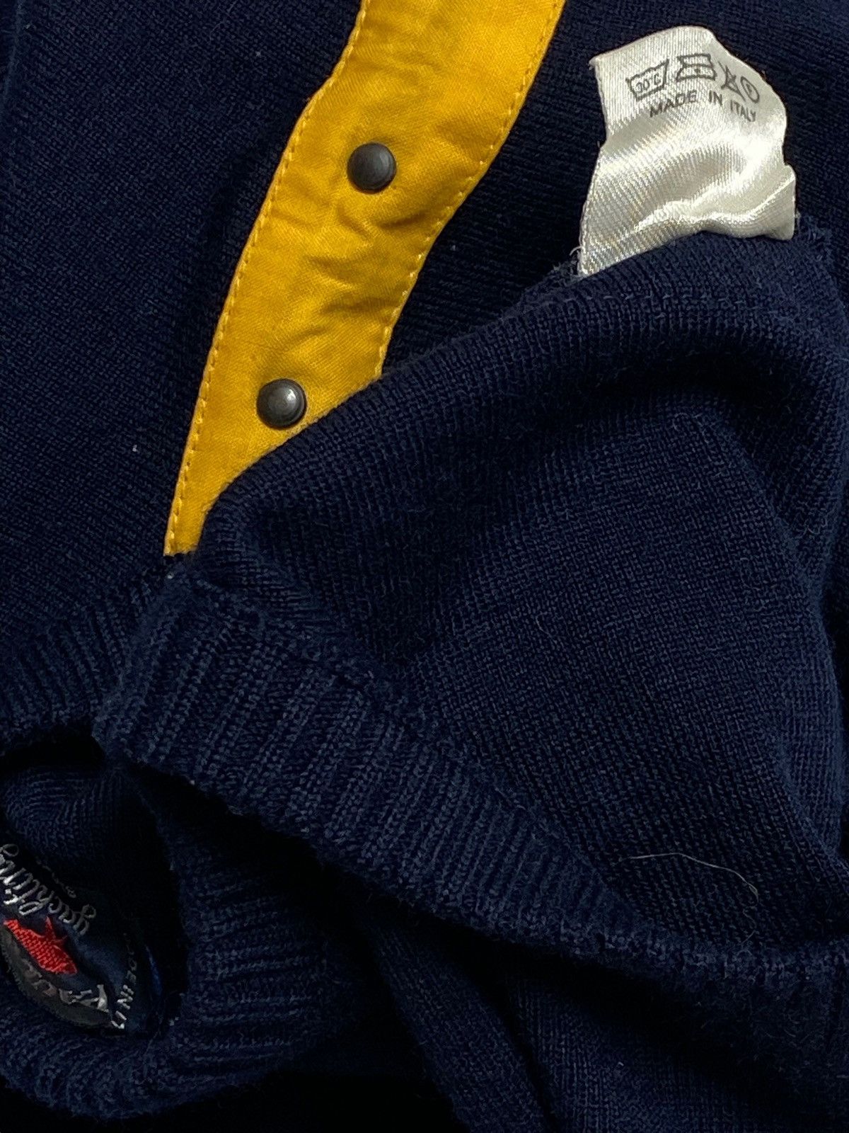 Paul & Shark 90s Vintage PAUL SHARK Sweater Sweatshirt Navy Colour Size US M / EU 48-50 / 2 - 6 Thumbnail
