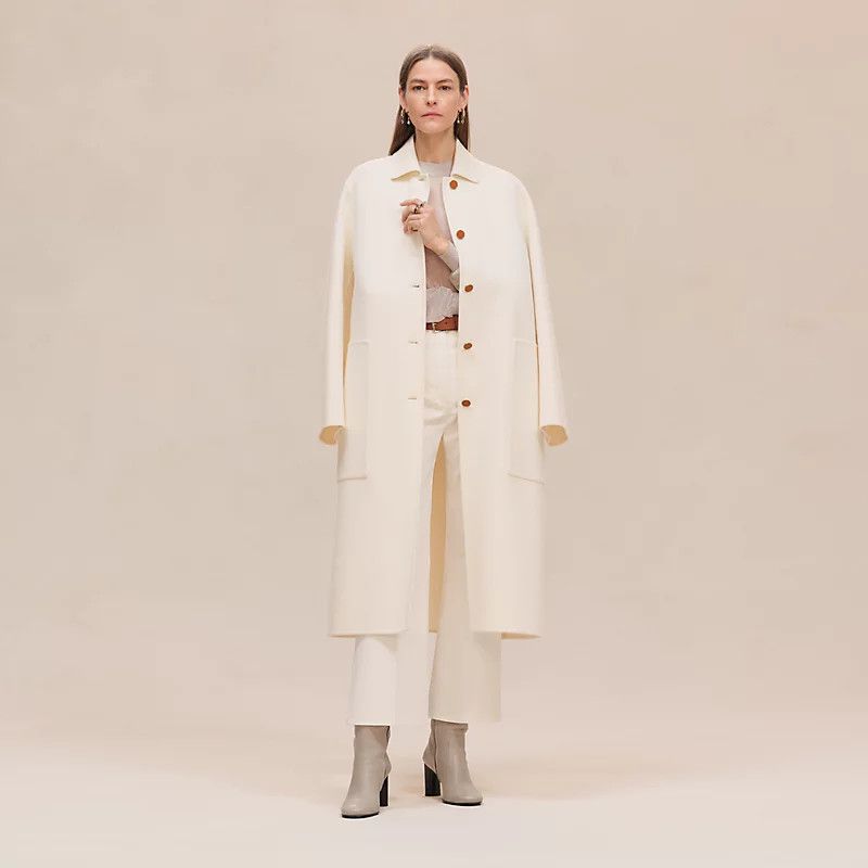 Hermes Hermès Baby Cashmere Coat (Brand new) Size XS / US 0-2 / IT 36-38 - 1 Thumbnail