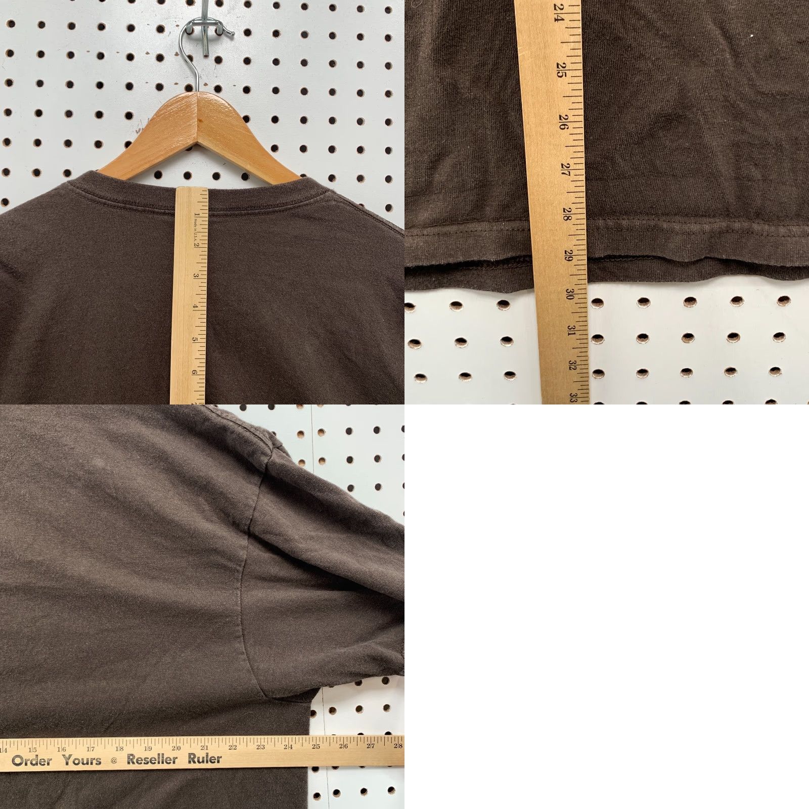 Delta Ford Mustang Shirt Brown Street Metal 1969 2XL Flame Graphic Adult Mens Size US XXL / EU 58 / 5 - 10 Thumbnail